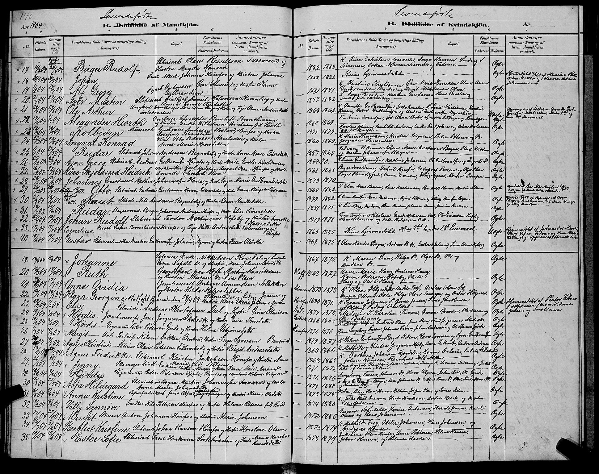 Hønefoss kirkebøker, AV/SAKO-A-609/G/Ga/L0002: Parish register (copy) no. 2, 1888-1904