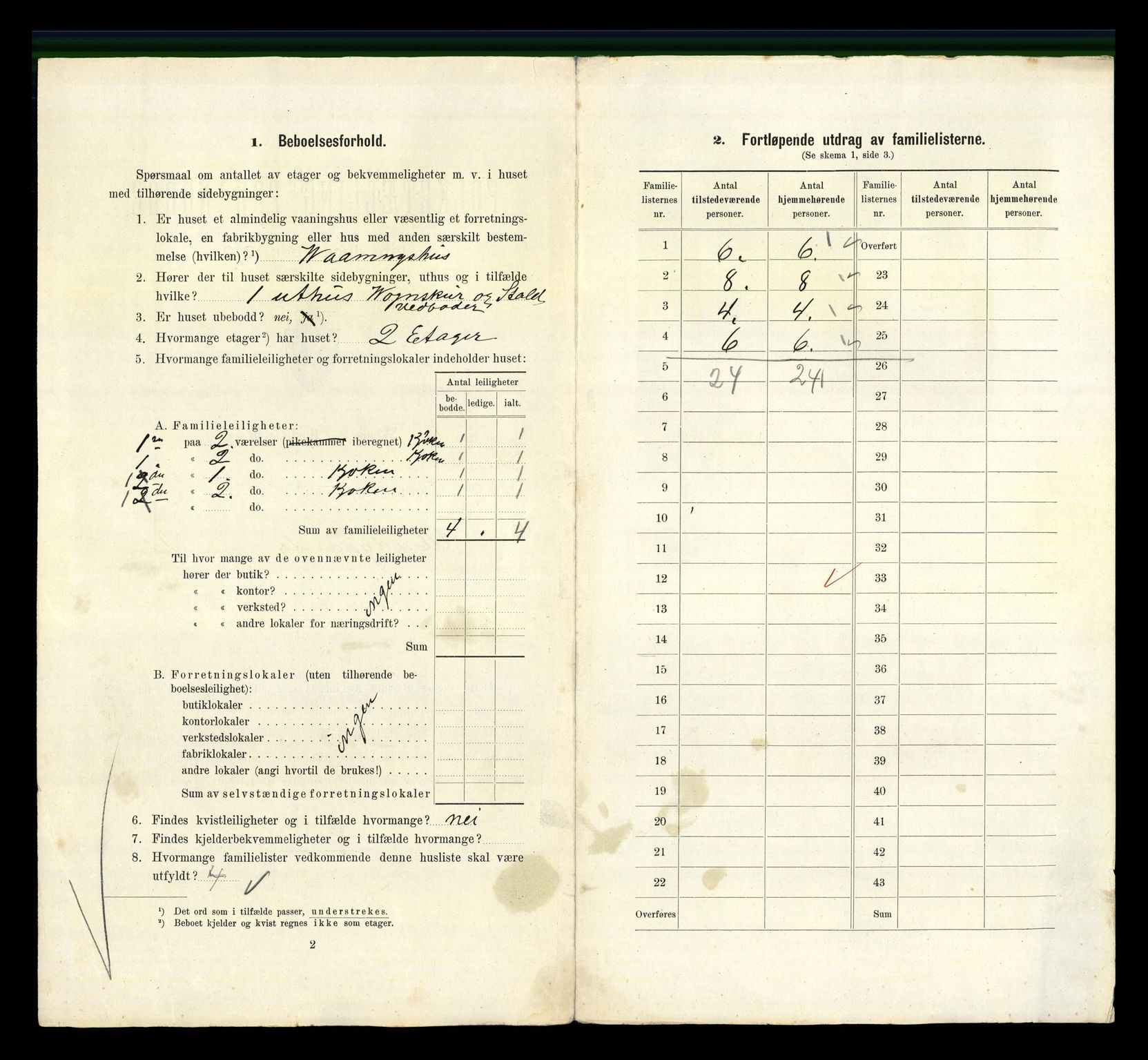 RA, 1910 census for Kristiania, 1910, p. 2088