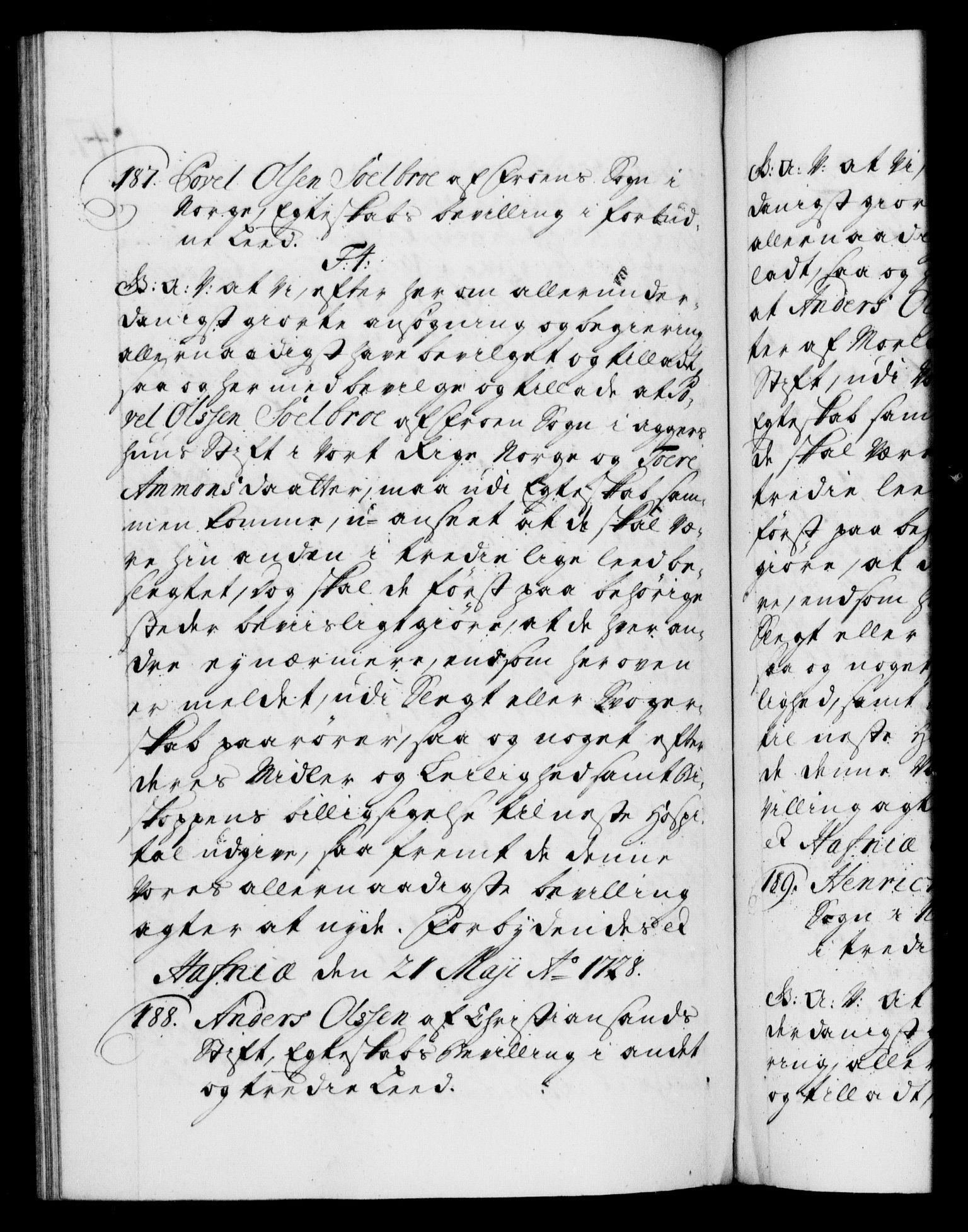 Danske Kanselli 1572-1799, AV/RA-EA-3023/F/Fc/Fca/Fcaa/L0025: Norske registre, 1726-1728, p. 647b