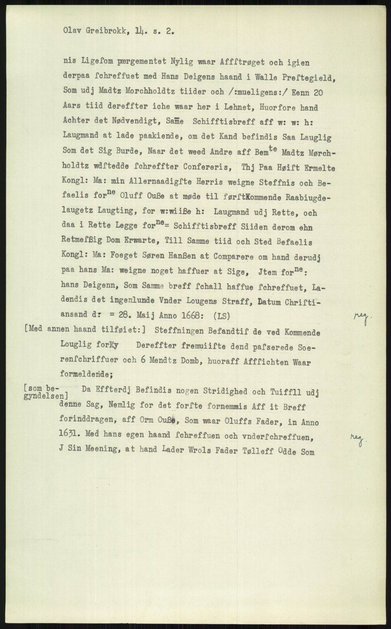 Samlinger til kildeutgivelse, Diplomavskriftsamlingen, AV/RA-EA-4053/H/Ha, p. 1541