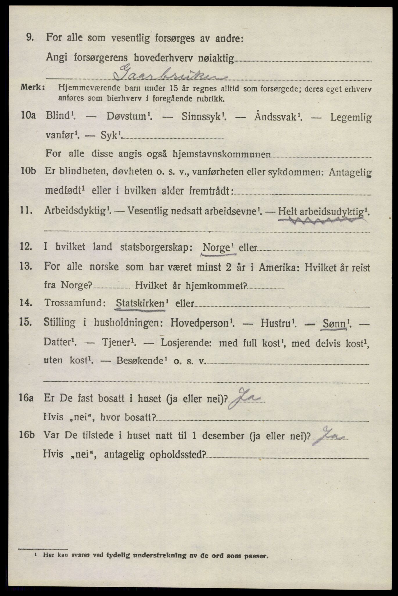 SAKO, 1920 census for Lardal, 1920, p. 5248