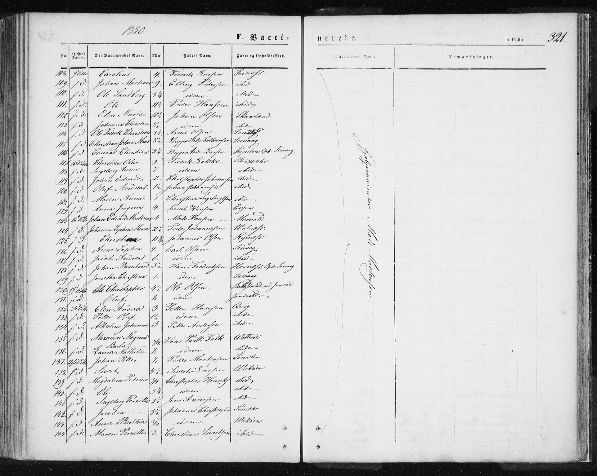 Ministerialprotokoller, klokkerbøker og fødselsregistre - Nordland, SAT/A-1459/801/L0007: Parish register (official) no. 801A07, 1845-1863, p. 321