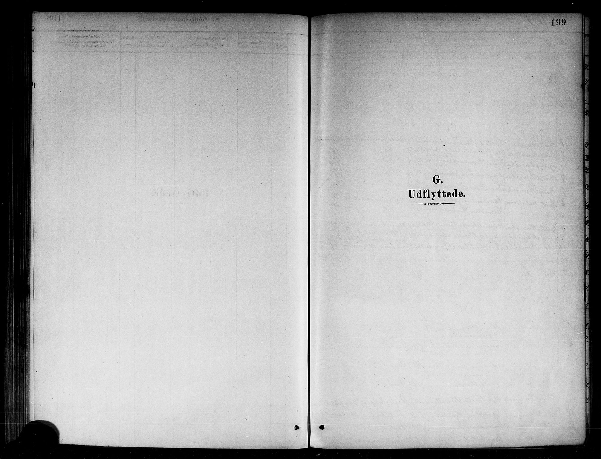 Vik sokneprestembete, SAB/A-81501: Parish register (official) no. B 1, 1878-1890, p. 199