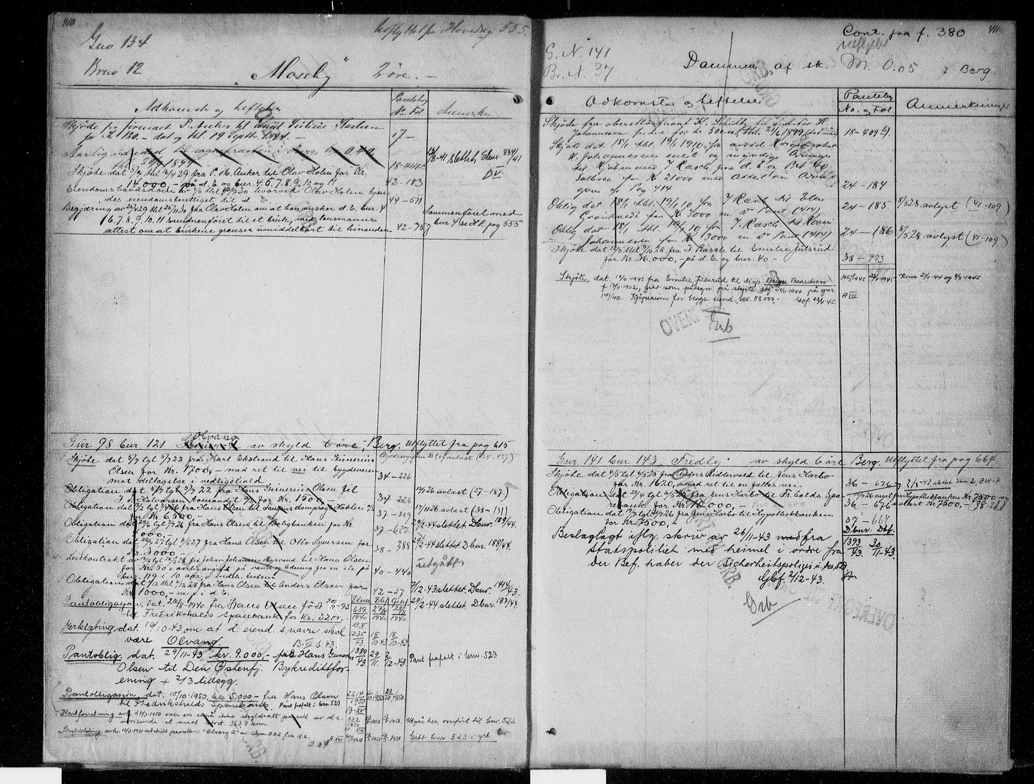 Idd og Marker sorenskriveri, AV/SAO-A-10283/G/Ga/Gac/L0005b: Mortgage register no. II 5b, 1811-1953, p. 410-411