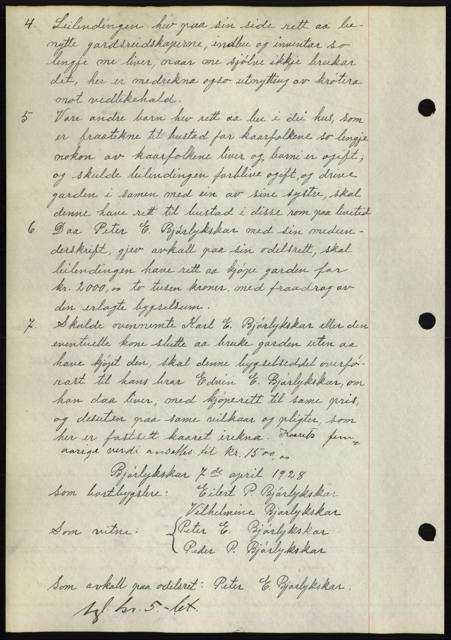 Nordre Sunnmøre sorenskriveri, AV/SAT-A-0006/1/2/2C/2Ca/L0041: Mortgage book no. 41, 1928-1928, Deed date: 21.05.1928