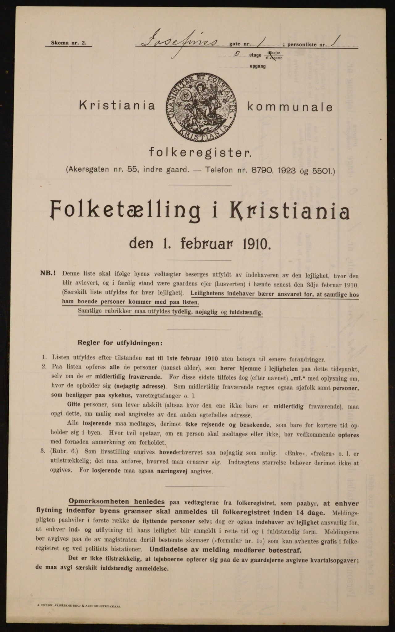 OBA, Municipal Census 1910 for Kristiania, 1910, p. 45977