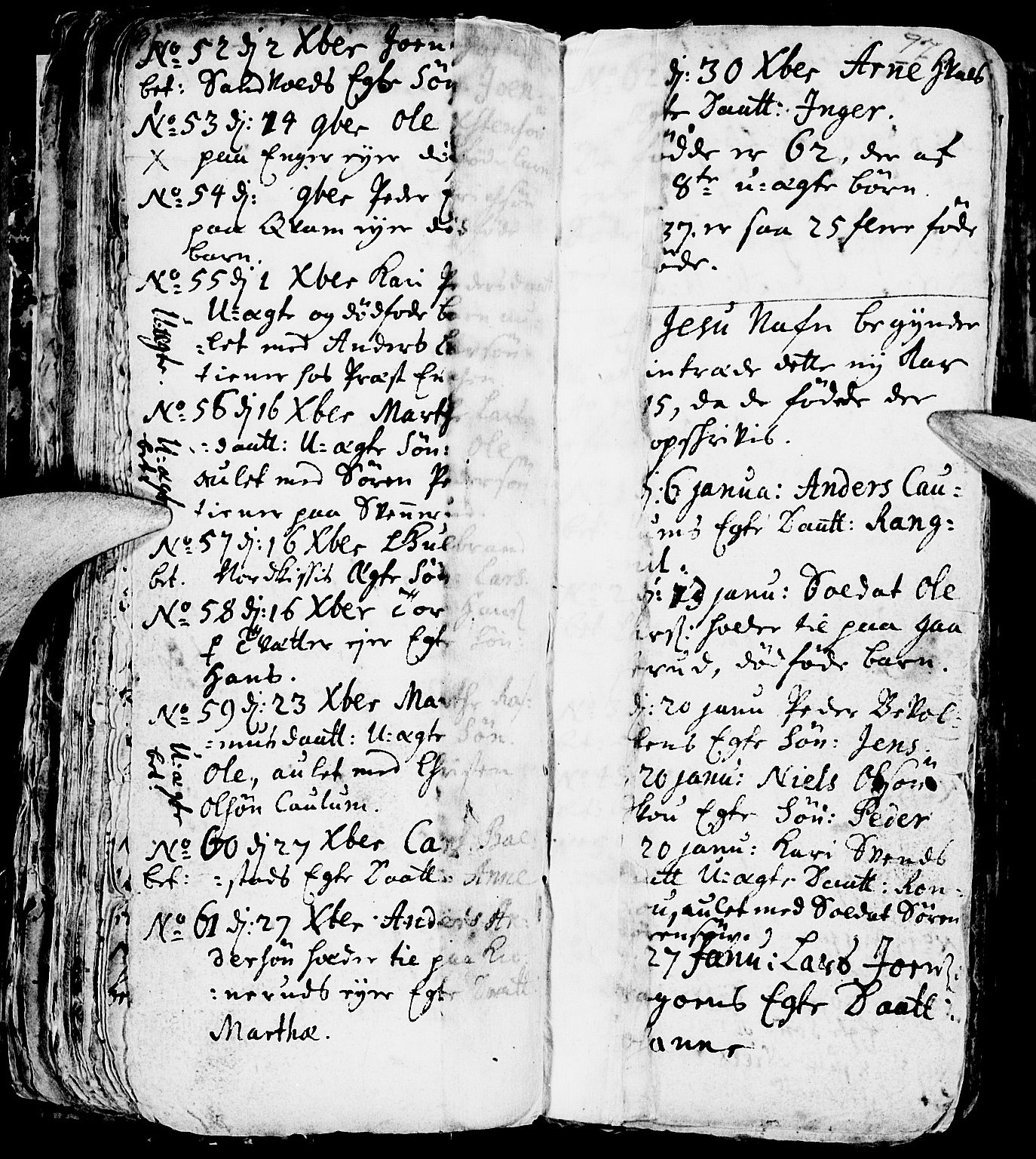 Nes prestekontor, Hedmark, AV/SAH-PREST-020/L/La/L0001: Parish register (copy) no. 1, 1663-1784, p. 96-97