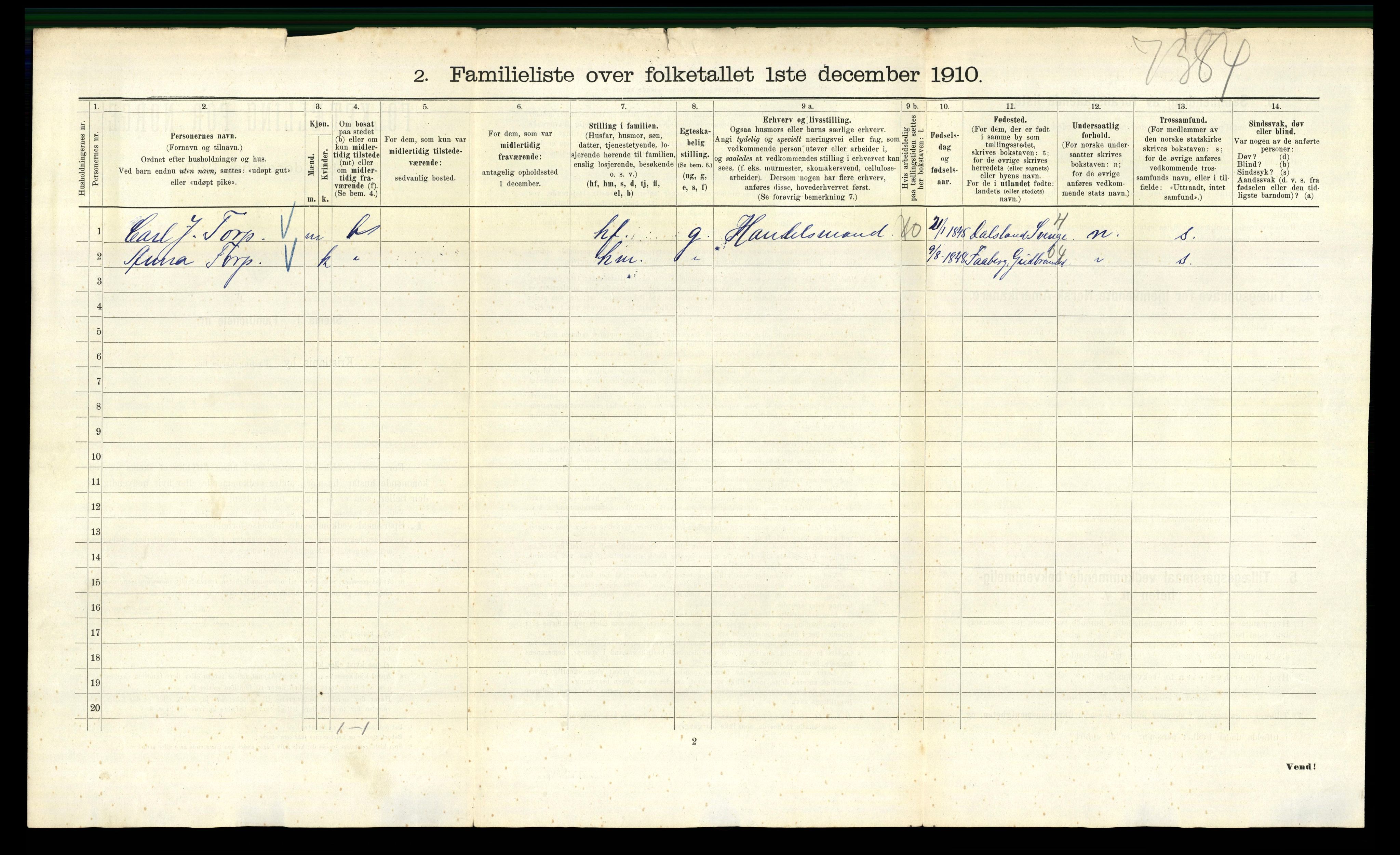 RA, 1910 census for Kristiania, 1910, p. 16002