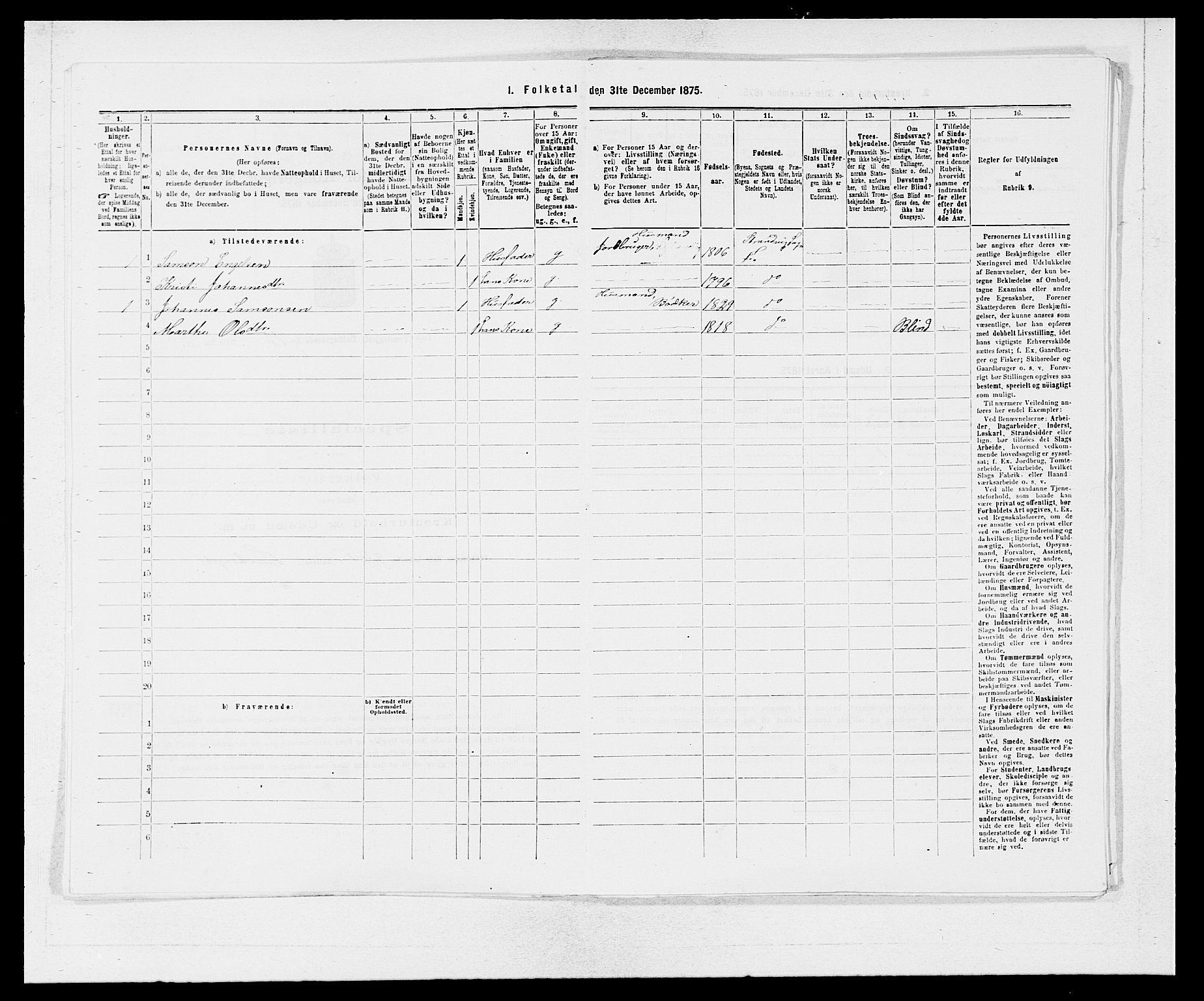 SAB, 1875 census for 1241P Fusa, 1875, p. 879