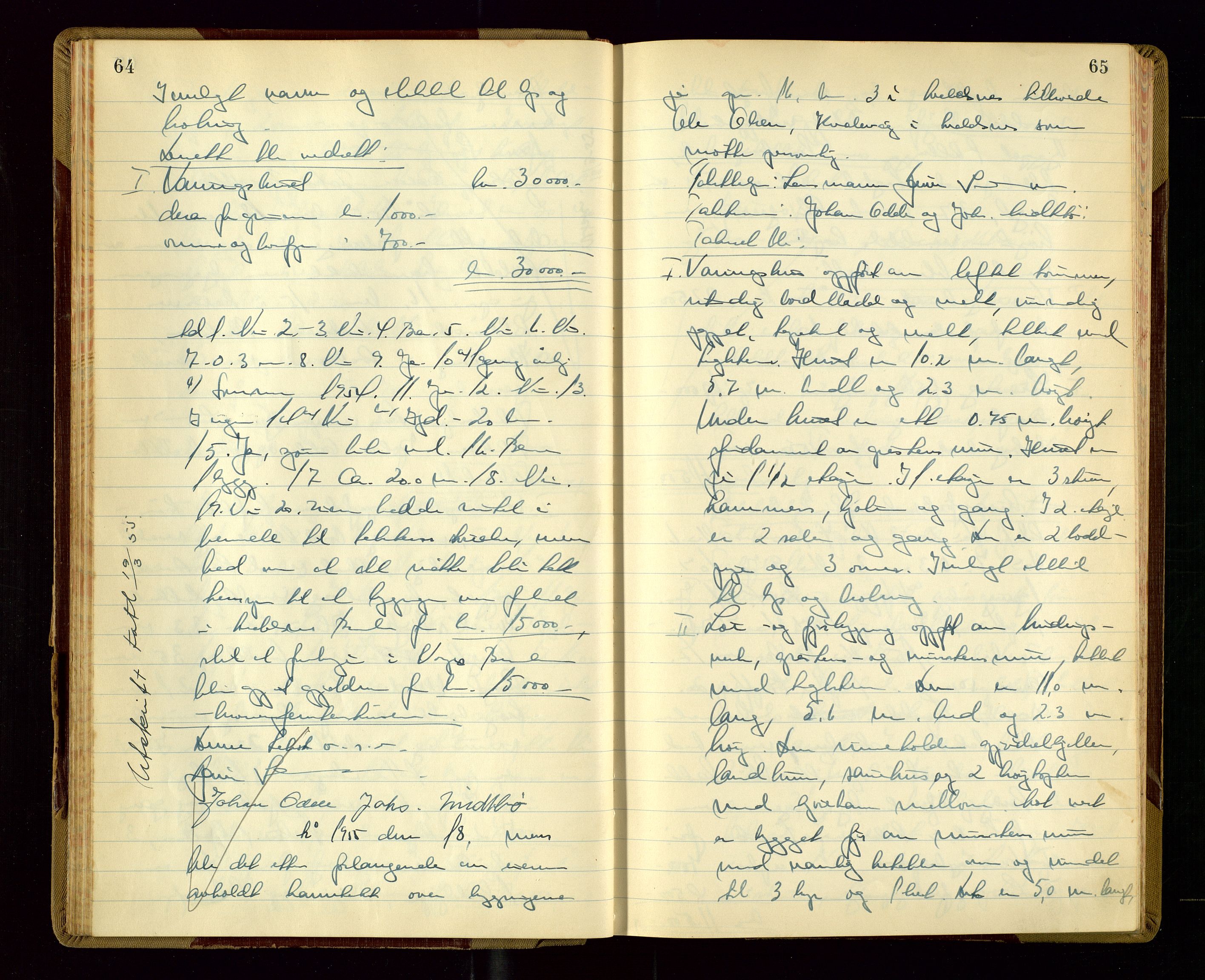 Avaldsnes lensmannskontor, AV/SAST-A-100286/Goa/L0010: "Branntakstprotokoll", 1955, p. 64-65
