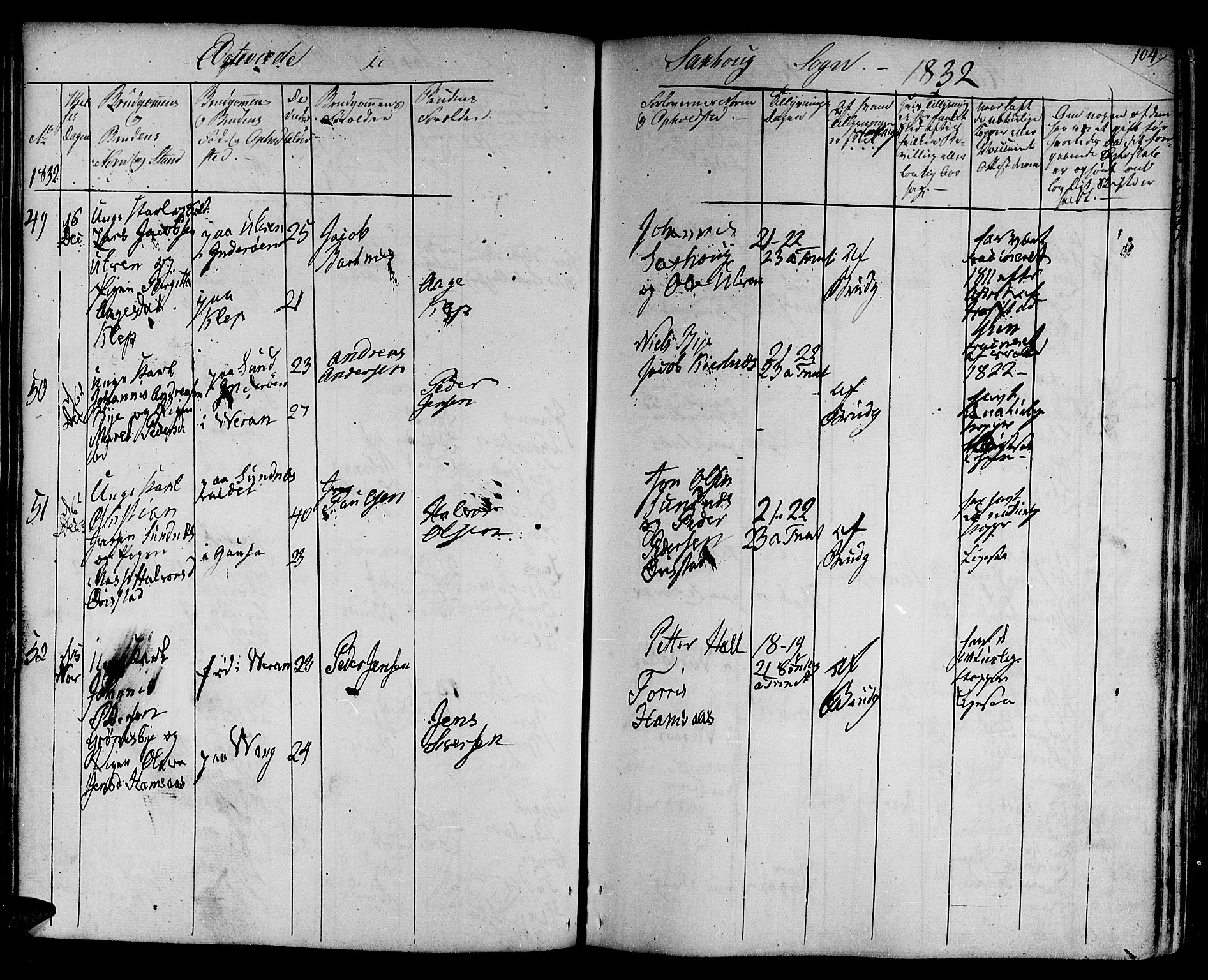 Ministerialprotokoller, klokkerbøker og fødselsregistre - Nord-Trøndelag, SAT/A-1458/730/L0277: Parish register (official) no. 730A06 /1, 1830-1839, p. 104