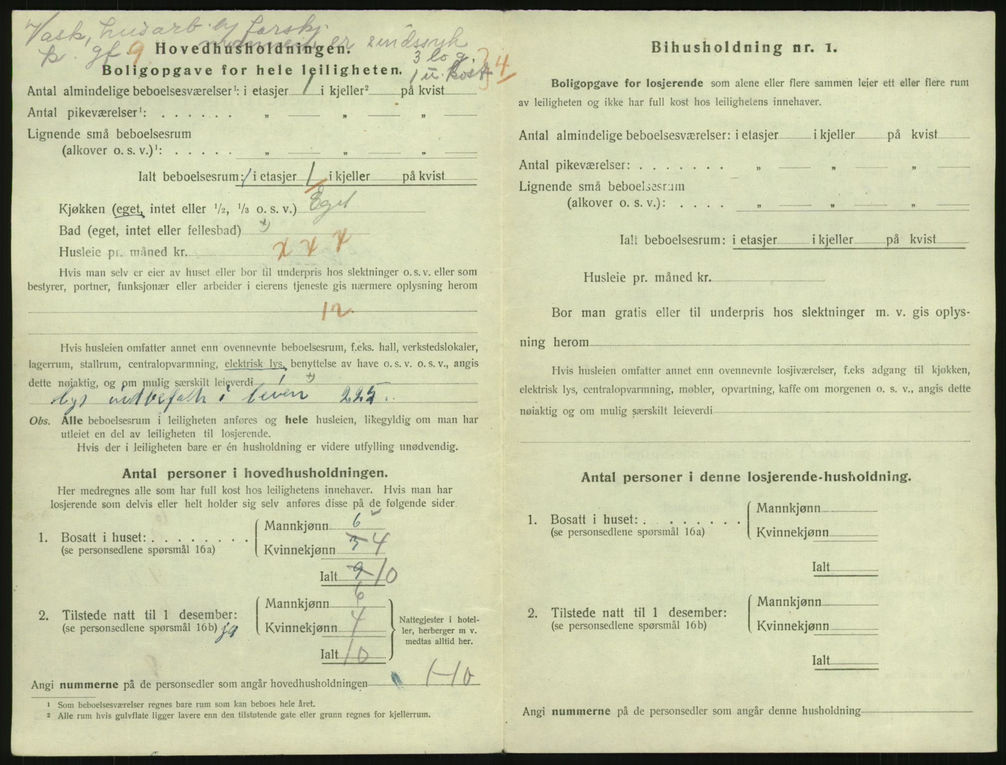 SAO, 1920 census for Kristiania, 1920, p. 22985