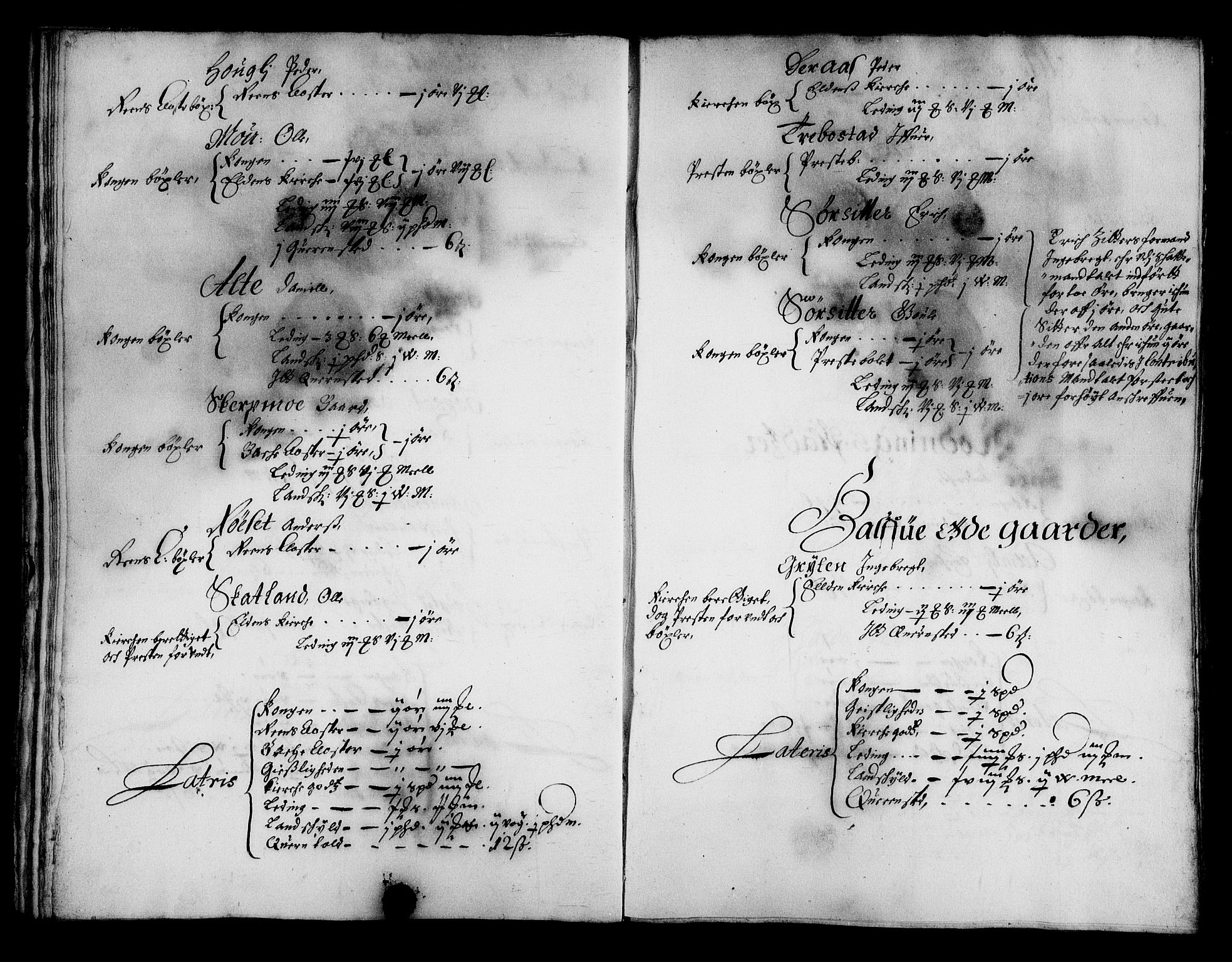 Rentekammeret inntil 1814, Realistisk ordnet avdeling, AV/RA-EA-4070/N/Na/L0002/0008: [XI g]: Trondheims stifts jordebøker: / Namdalen fogderi, 1664