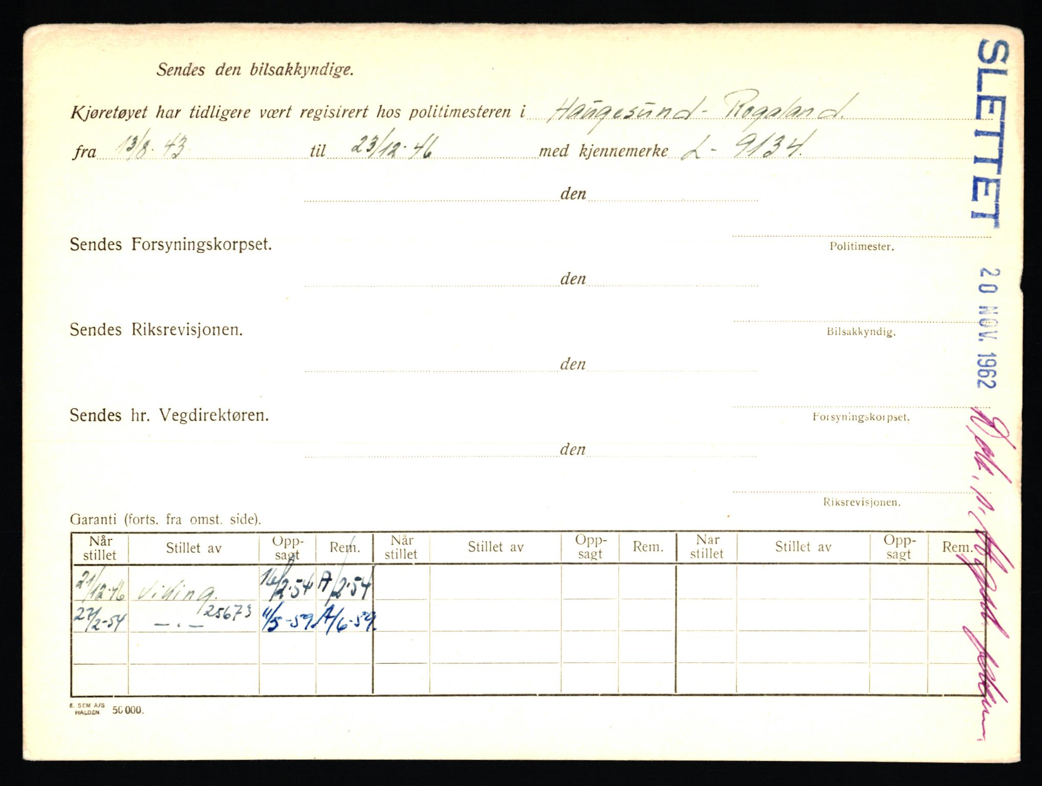 Stavanger trafikkstasjon, SAST/A-101942/0/F/L0021: L-11500 - L-11999, 1930-1971, p. 226