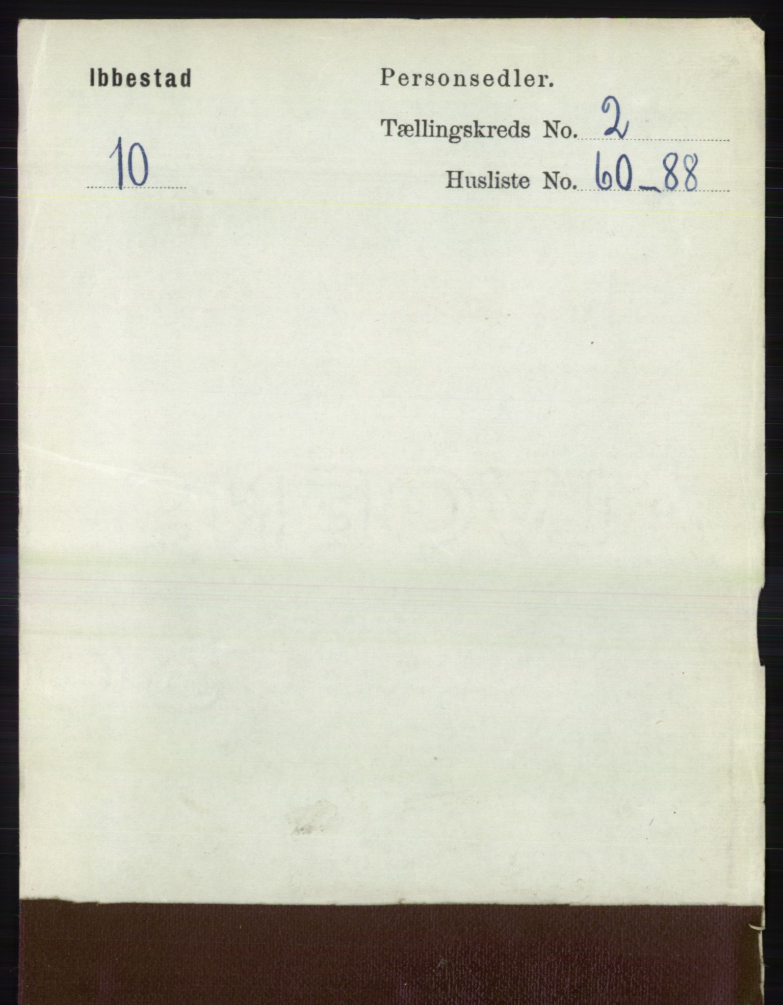 RA, 1891 census for 1917 Ibestad, 1891, p. 1229