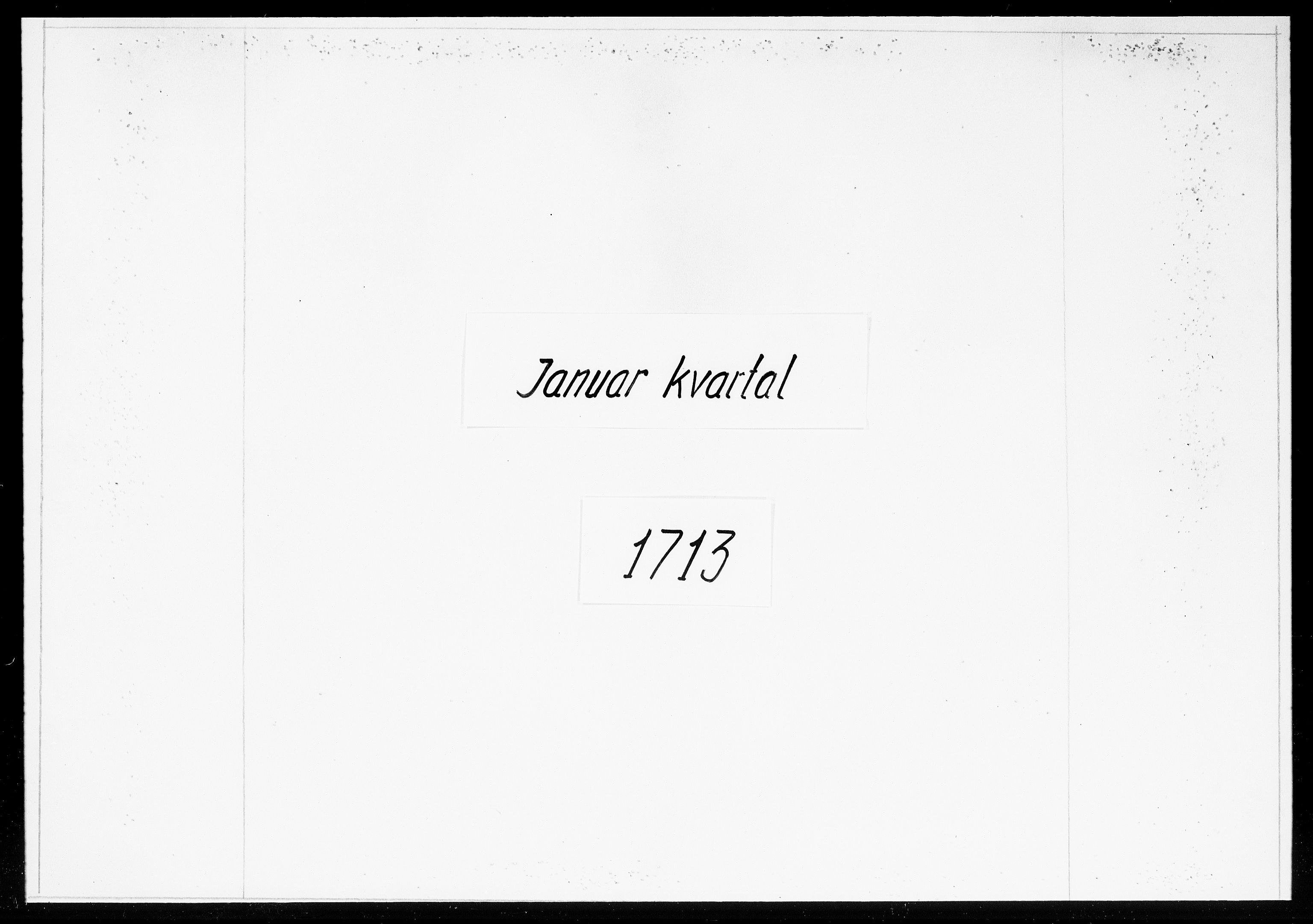 Krigskollegiet, Krigskancelliet, DRA/A-0006/-/0994-1002: Refererede sager, 1713, p. 1
