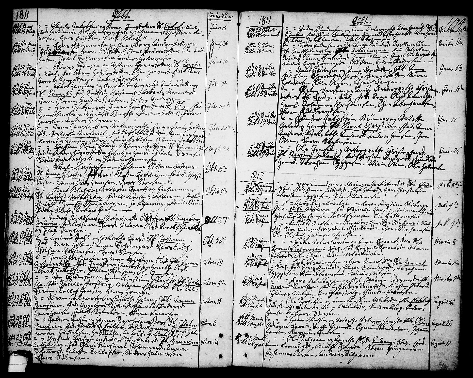 Brevik kirkebøker, SAKO/A-255/F/Fa/L0003: Parish register (official) no. 3, 1764-1814, p. 104