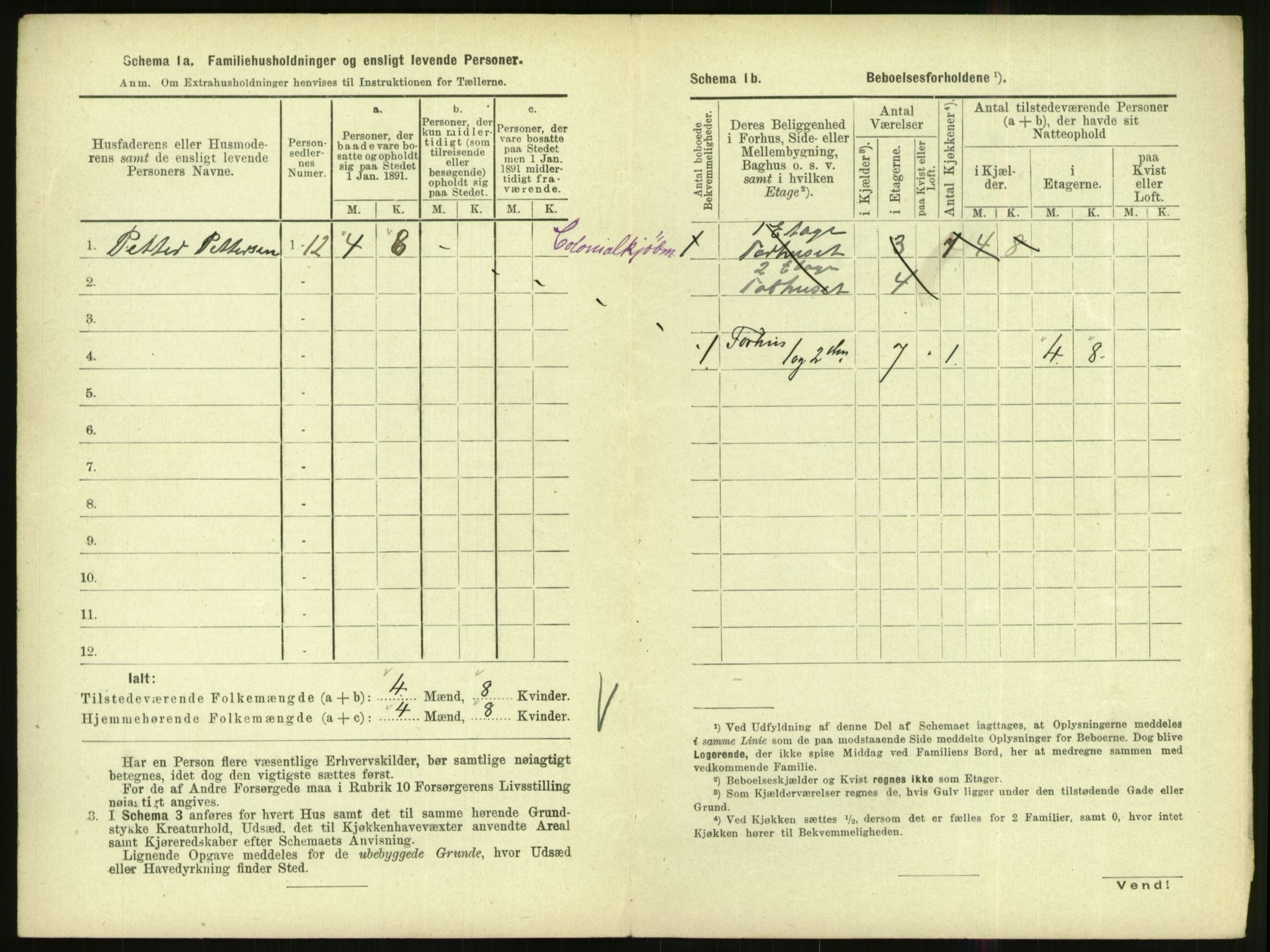 RA, 1891 census for 1002 Mandal, 1891, p. 304