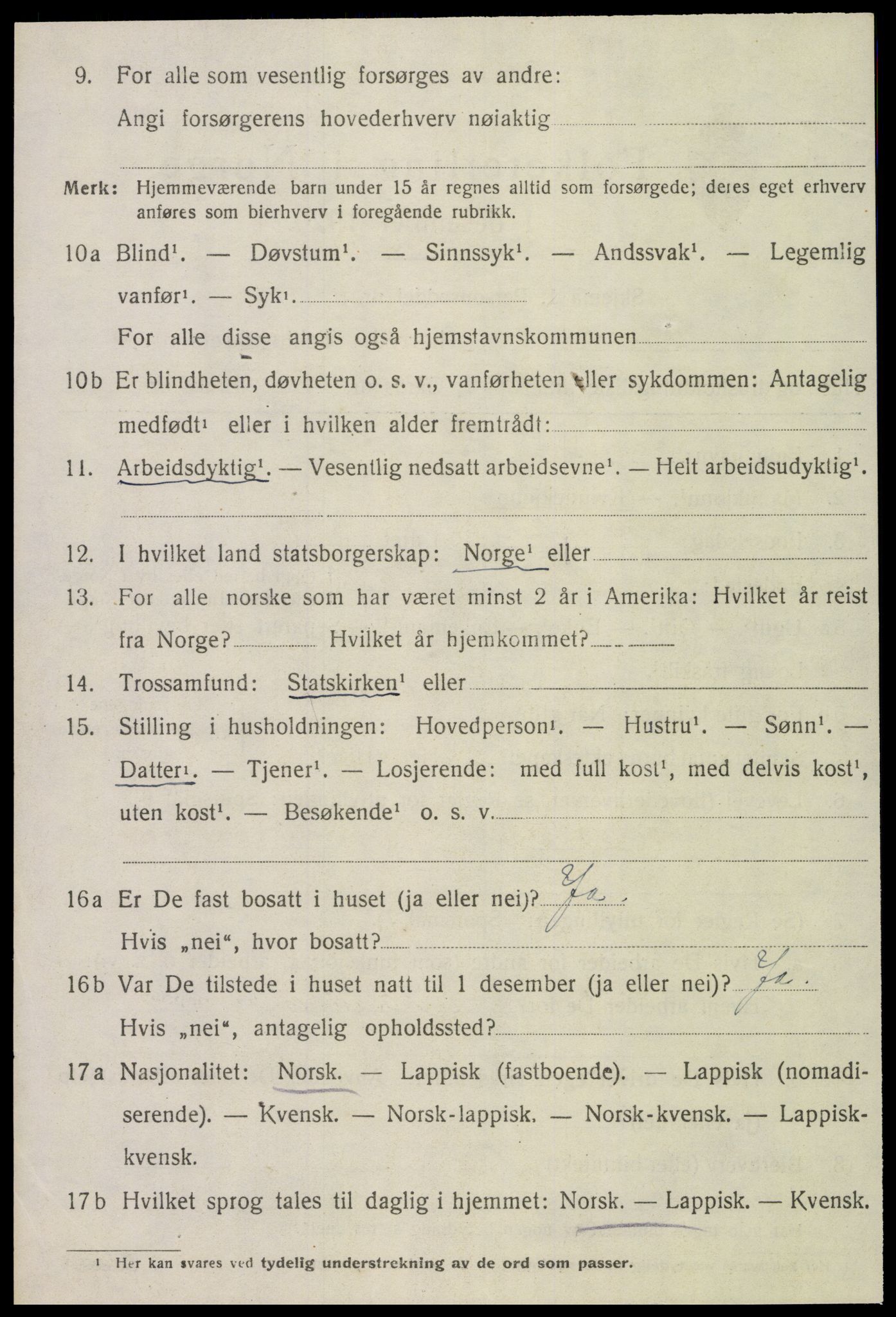 SAT, 1920 census for Inderøy, 1920, p. 5086