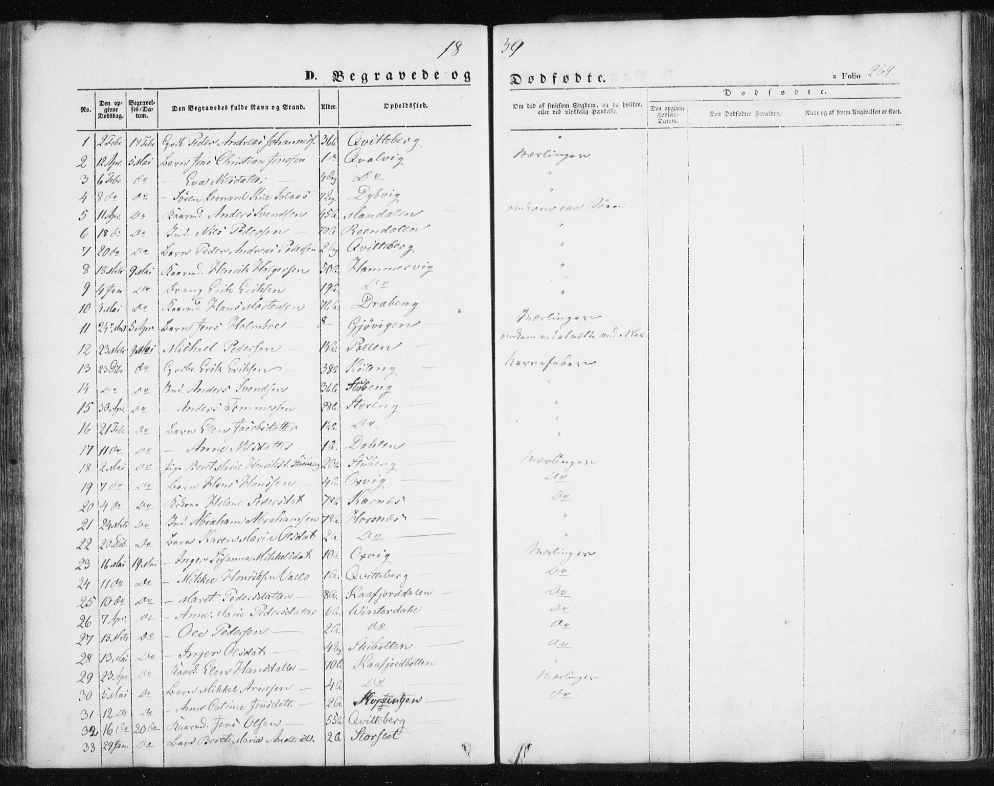Lyngen sokneprestembete, SATØ/S-1289/H/He/Hea/L0004kirke: Parish register (official) no. 4, 1839-1858, p. 269