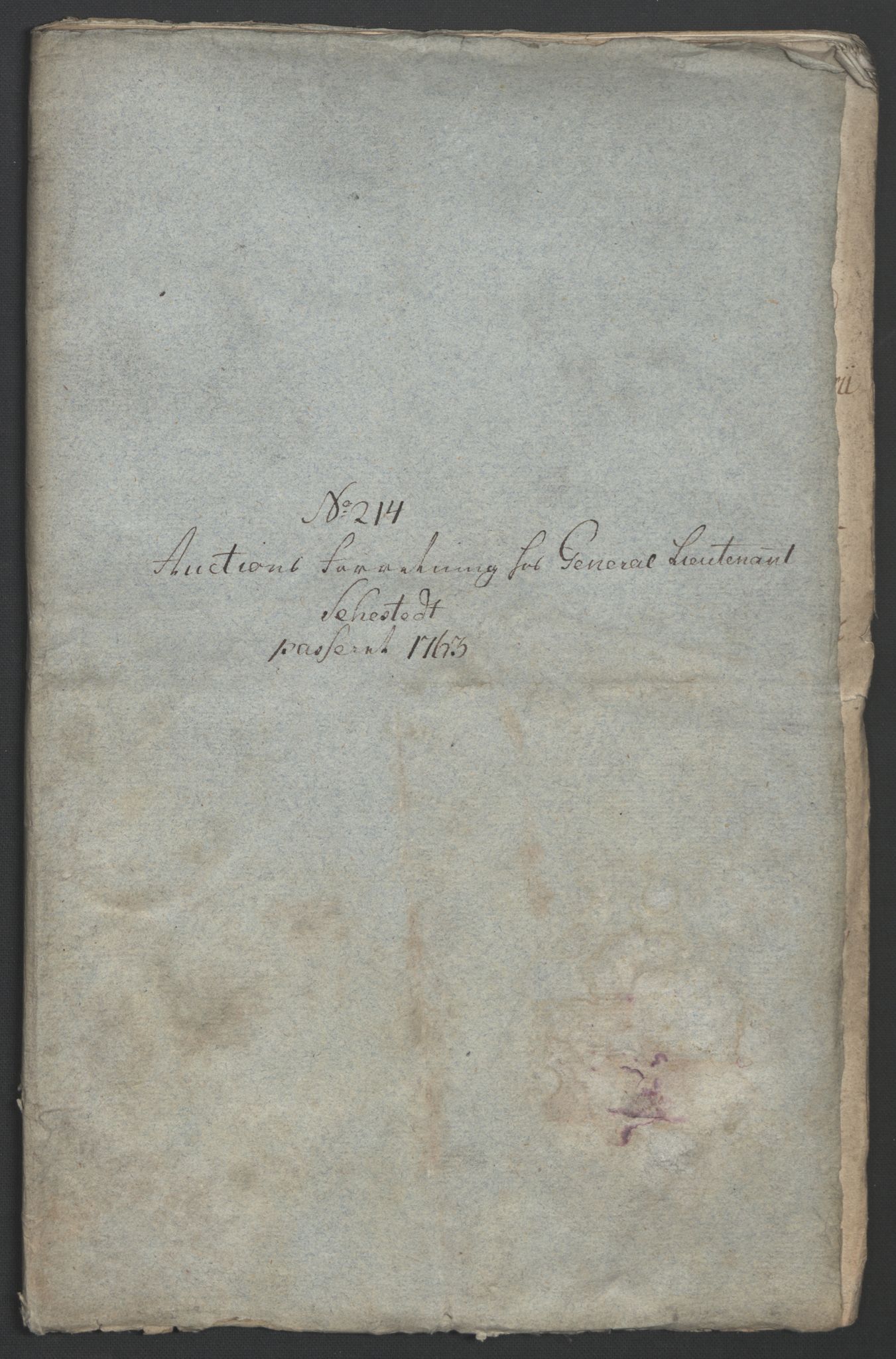 Forsvaret, Generalauditøren, AV/RA-RAFA-1772/F/Fj/Fja/L0032: --, 1750-1823, p. 533