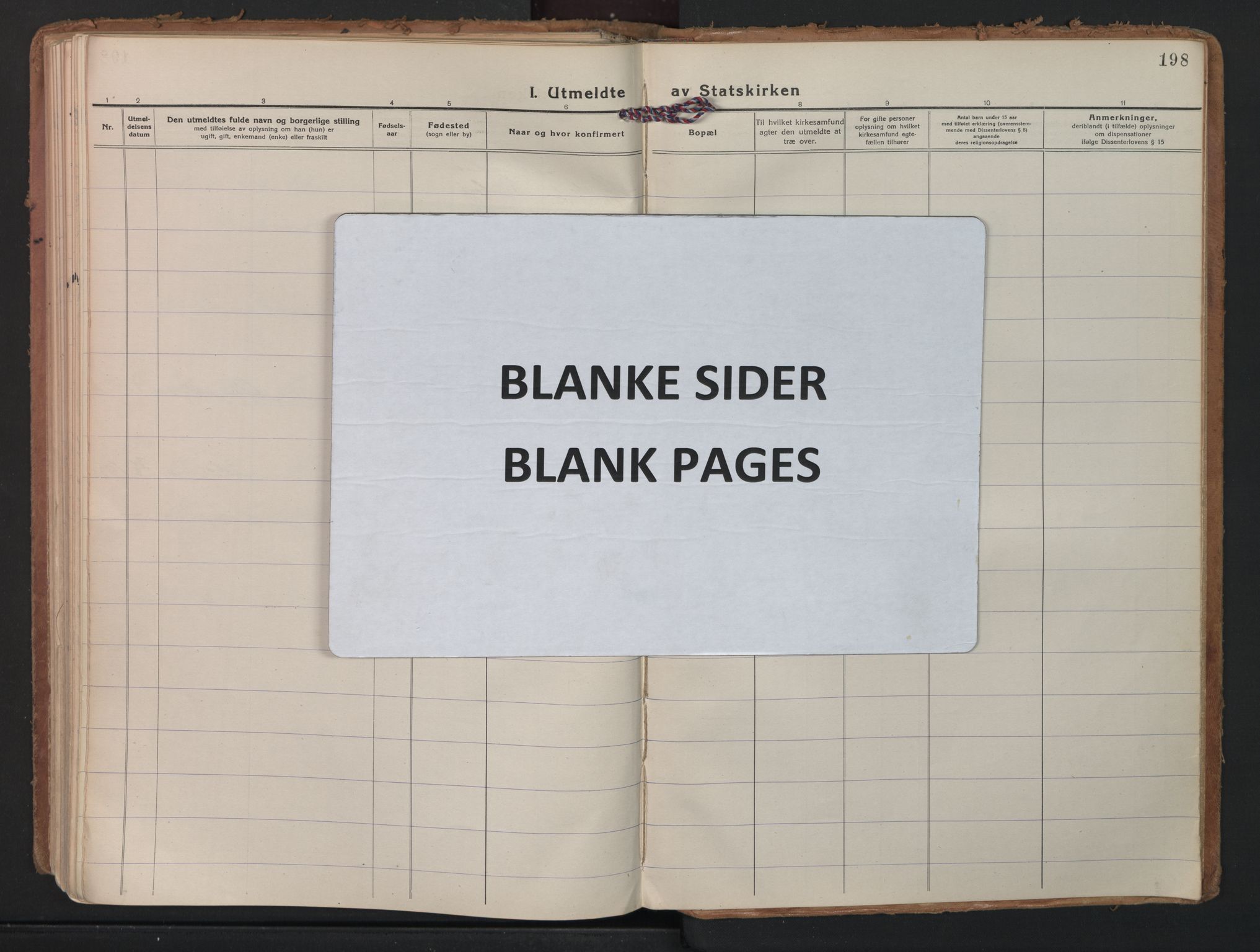 Rakkestad prestekontor Kirkebøker, AV/SAO-A-2008/F/Fb/L0003: Parish register (official) no. II 3, 1920-1940, p. 198