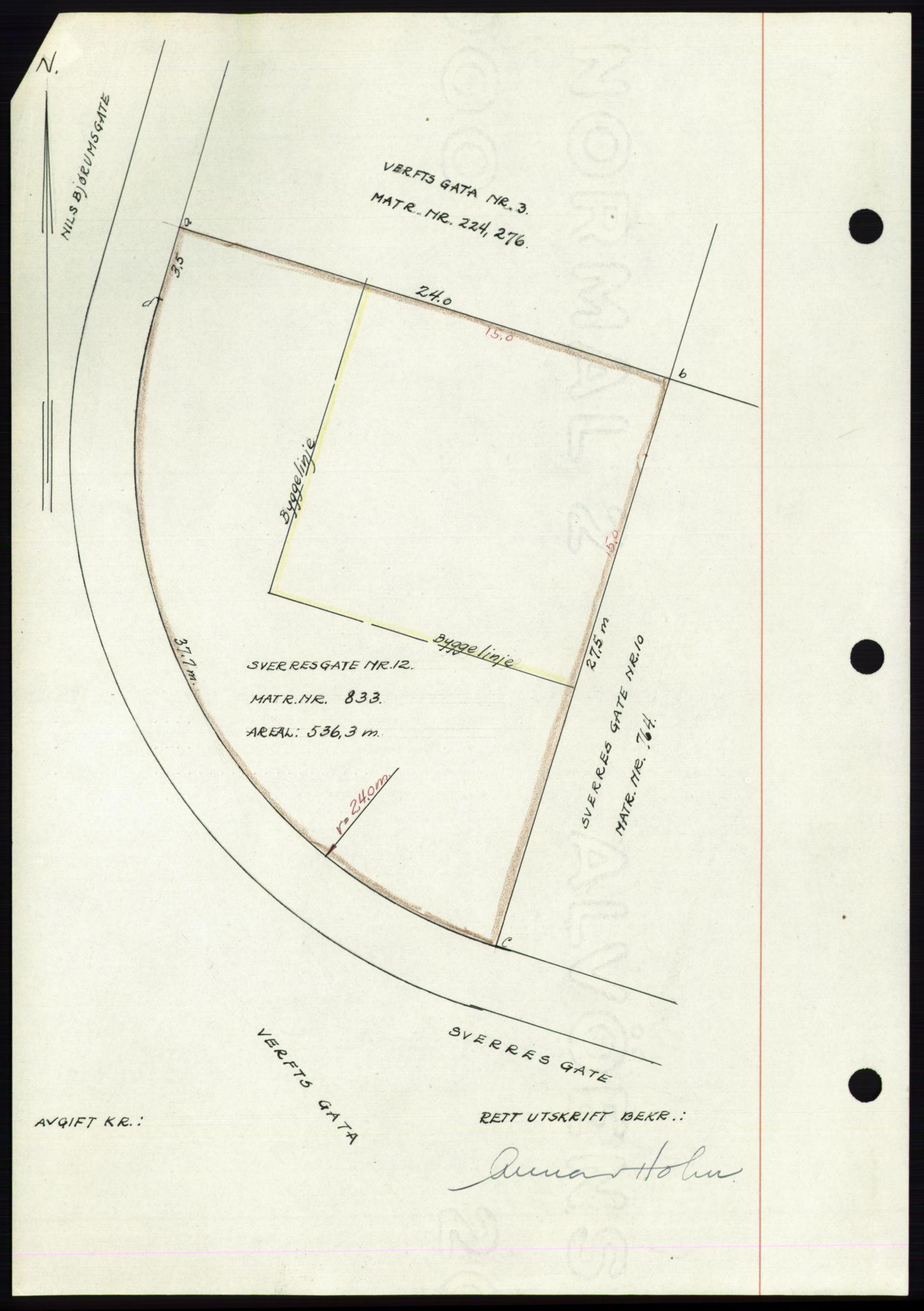 Namdal sorenskriveri, AV/SAT-A-4133/1/2/2C: Mortgage book no. -, 1946-1947, Diary no: : 441/1947
