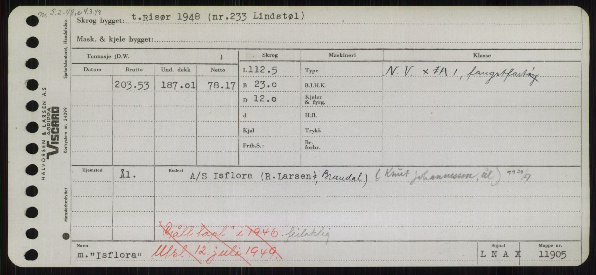 Sjøfartsdirektoratet med forløpere, Skipsmålingen, AV/RA-S-1627/H/Hb/L0003: Fartøy, I-N, p. 19