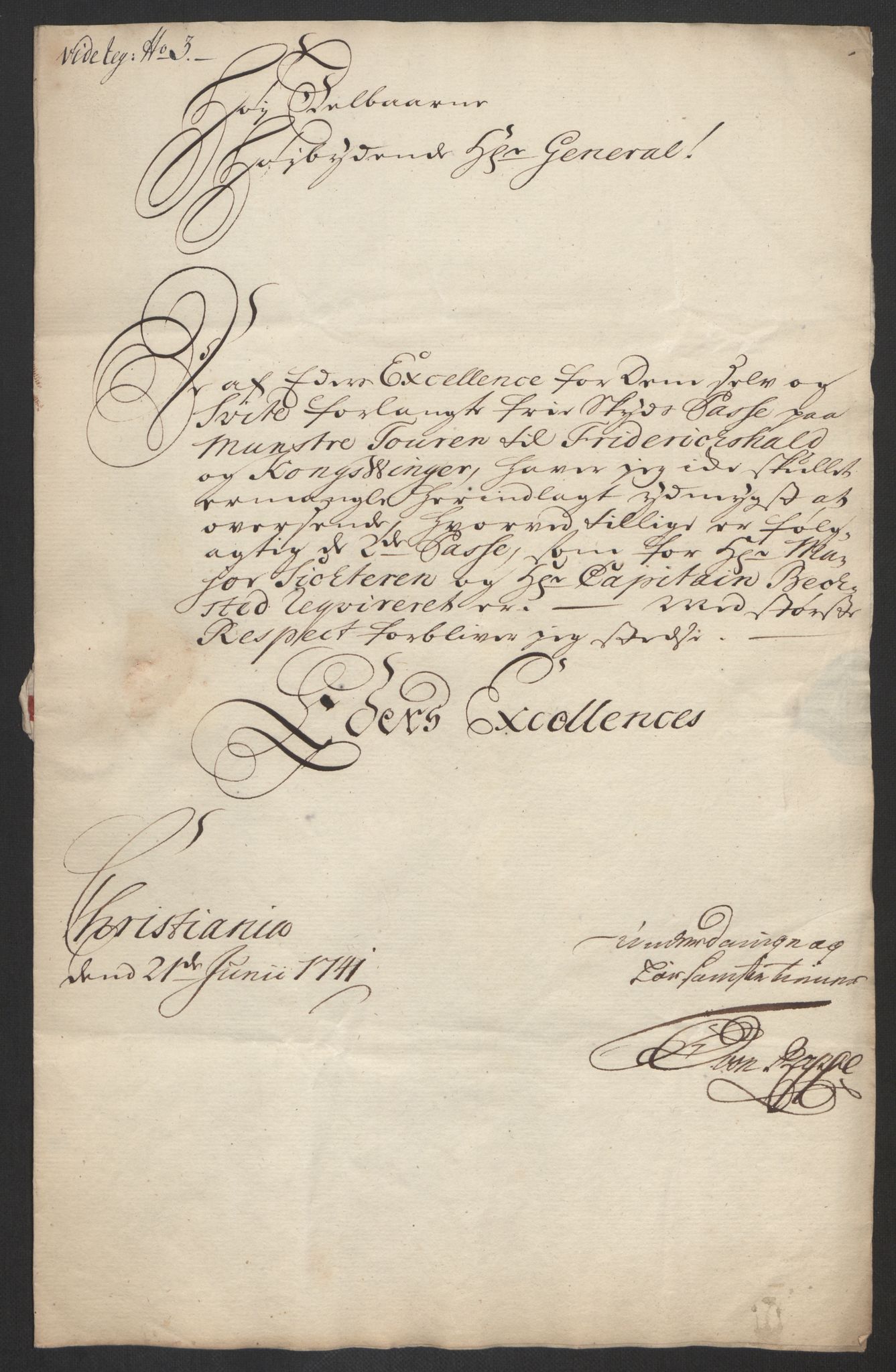 Kommanderende general (KG I) med Det norske krigsdirektorium, AV/RA-EA-5419/D/L0062: Stattholderens, stiftamtmenns og amtmenns brev, 1741-1745, p. 10