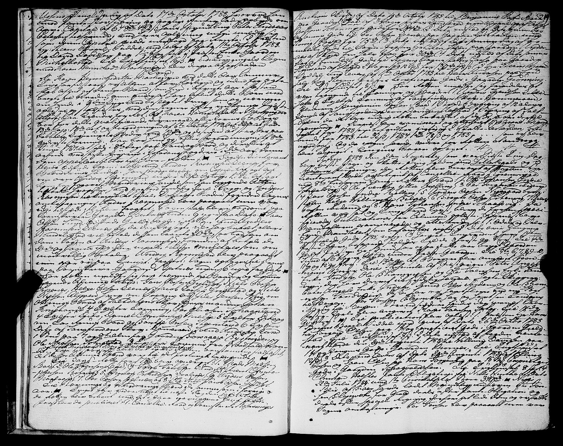 Salten sorenskriveri, AV/SAT-A-4578/1/1/1A/L0016: Tingbok, fol. 211-433, 1785-1792, p. 218b-219a