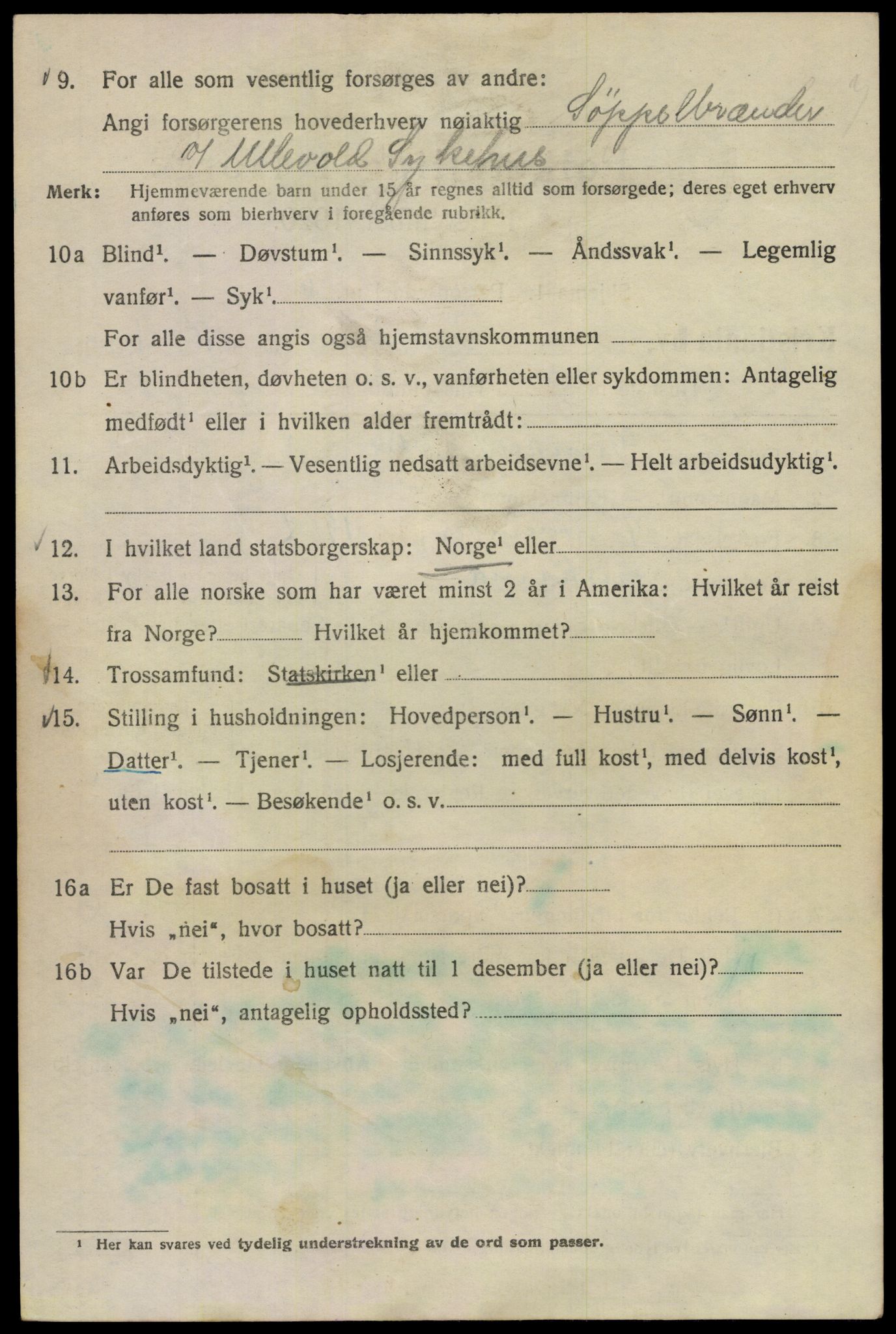 SAO, 1920 census for Kristiania, 1920, p. 456410