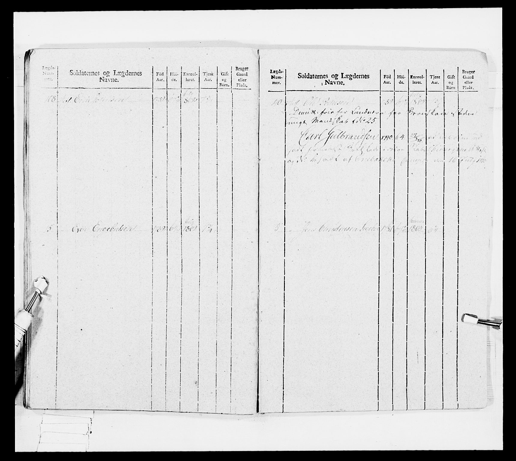 Generalitets- og kommissariatskollegiet, Det kongelige norske kommissariatskollegium, AV/RA-EA-5420/E/Eh/L0033: Nordafjelske gevorbne infanteriregiment, 1810, p. 351