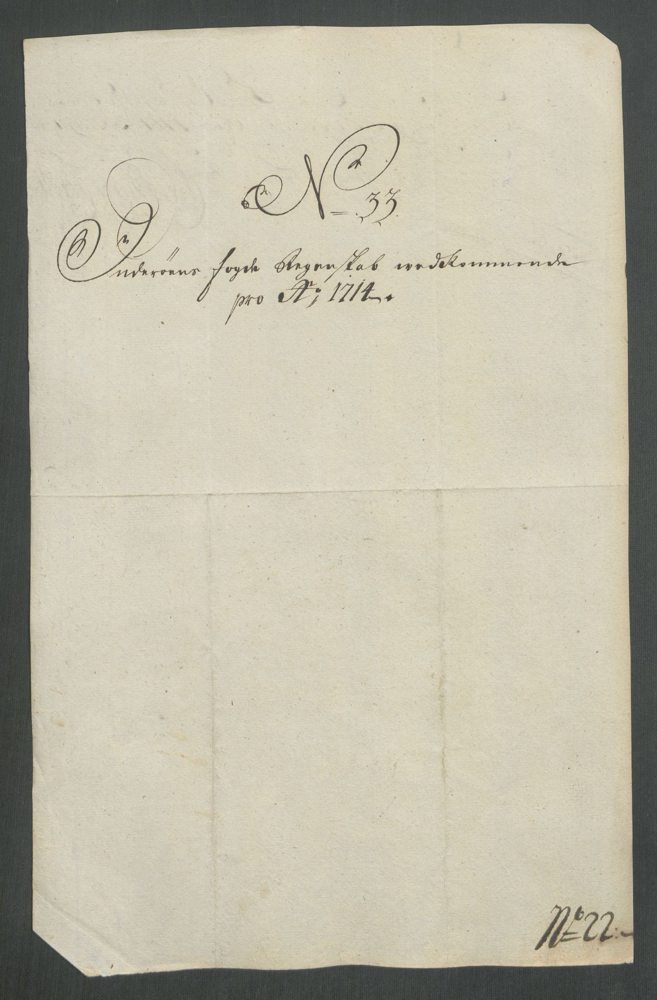 Rentekammeret inntil 1814, Reviderte regnskaper, Fogderegnskap, AV/RA-EA-4092/R63/L4322: Fogderegnskap Inderøy, 1714, p. 309