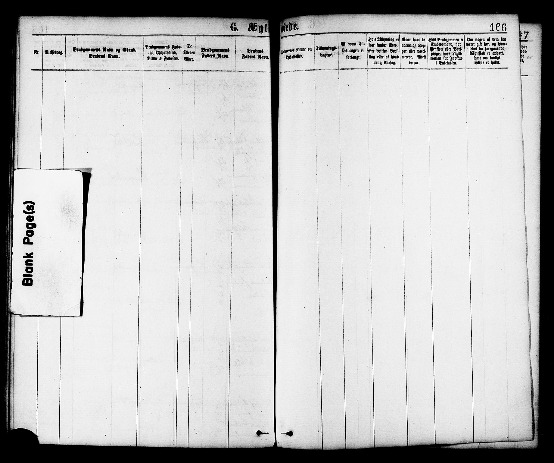 Ministerialprotokoller, klokkerbøker og fødselsregistre - Nord-Trøndelag, SAT/A-1458/758/L0516: Parish register (official) no. 758A03 /1, 1869-1879, p. 166