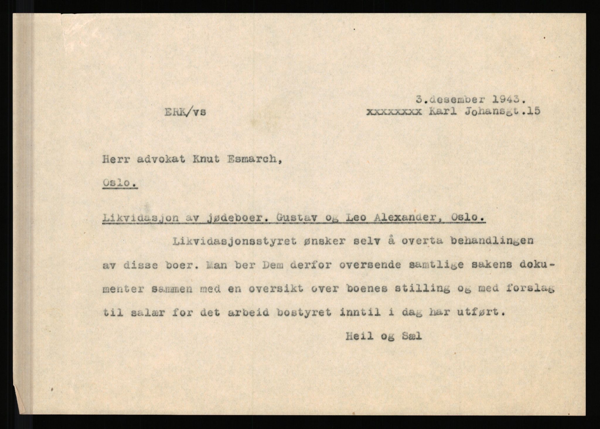 Justisdepartementet, Tilbakeføringskontoret for inndratte formuer, AV/RA-S-1564/H/Hc/Hcc/L0917: --, 1945-1947, p. 257