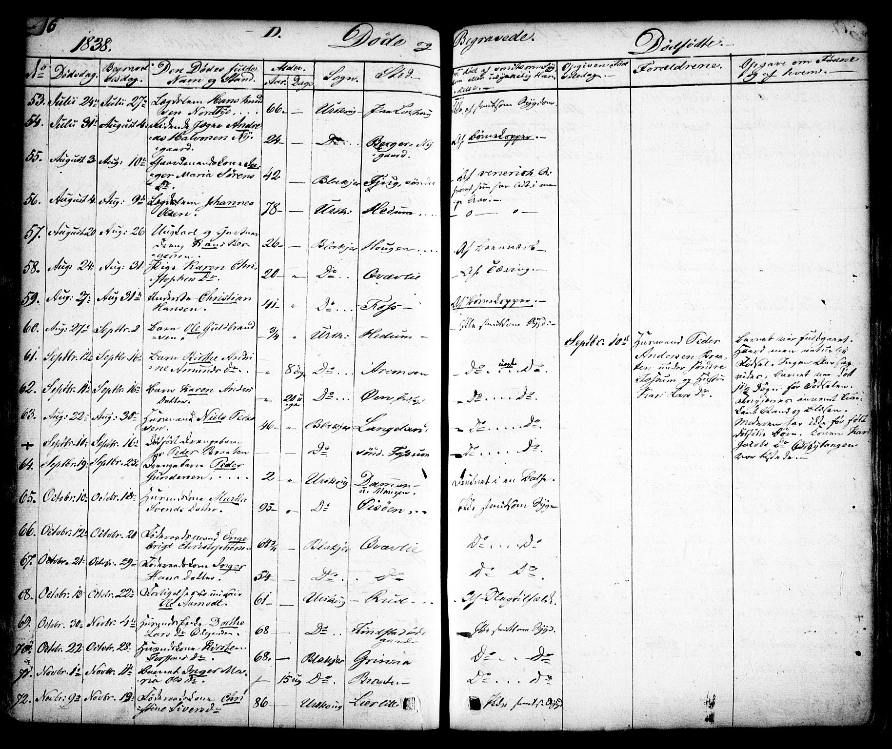 Aurskog prestekontor Kirkebøker, SAO/A-10304a/F/Fa/L0006: Parish register (official) no. I 6, 1829-1853, p. 366