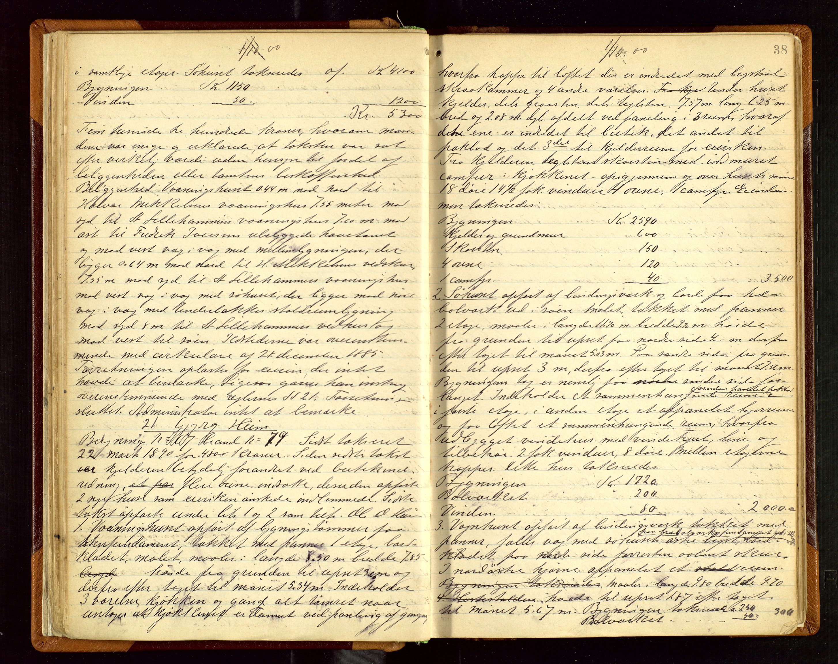Sand lensmannskontor, AV/SAST-A-100415/Gob/L0003: Branntakstprotokoll, 1893-1936, p. 37b-38a