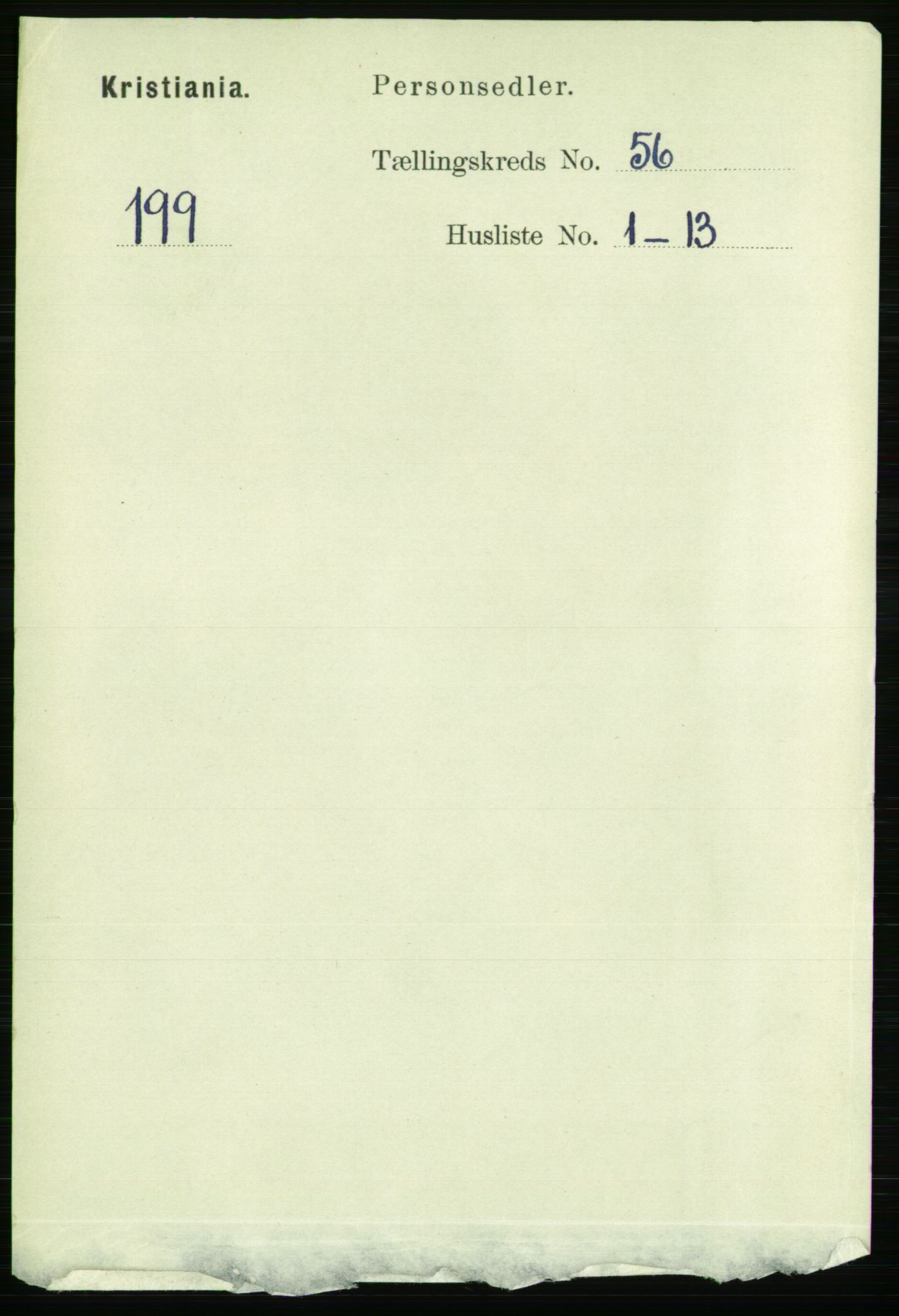 RA, 1891 census for 0301 Kristiania, 1891, p. 30220