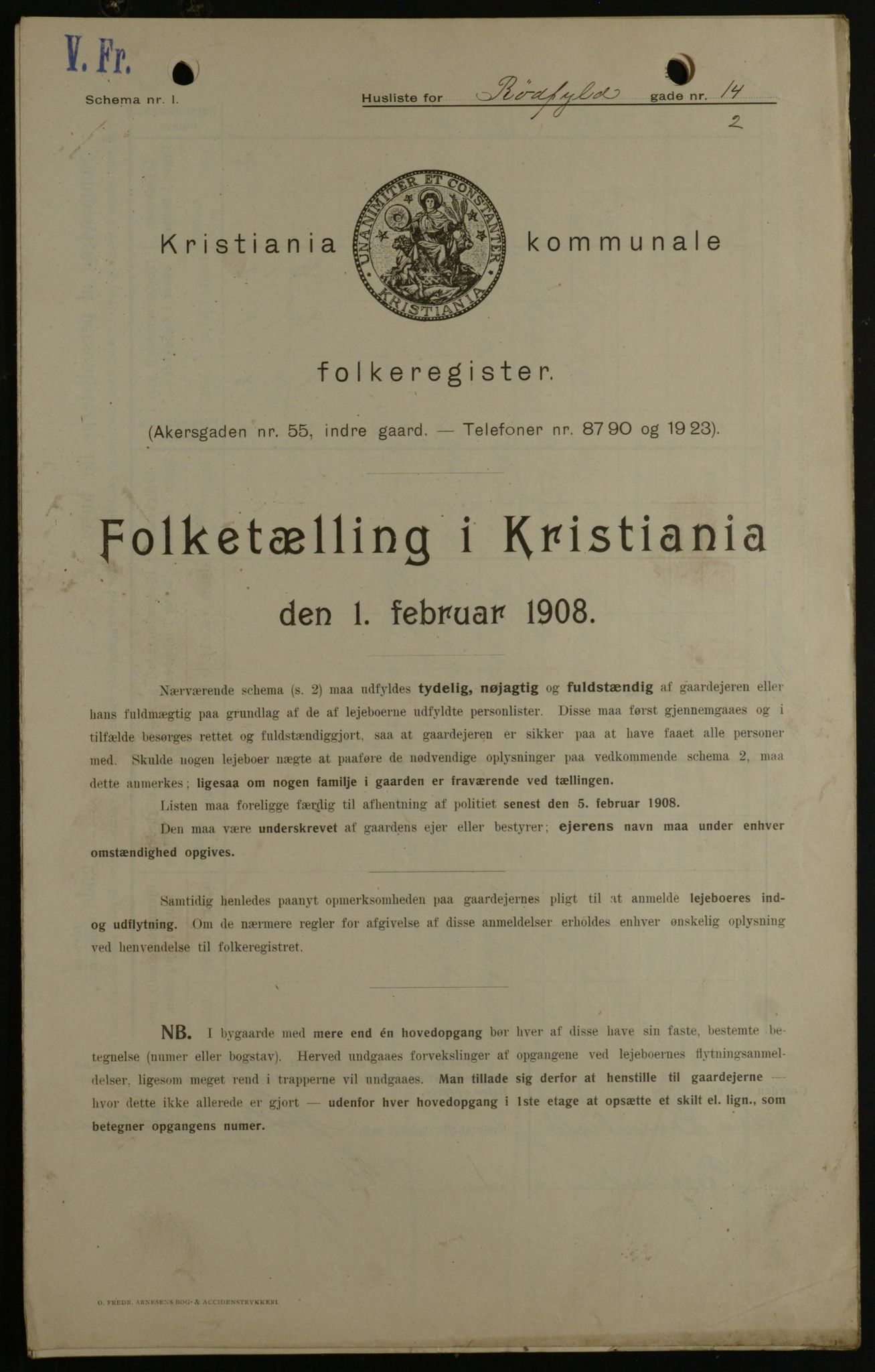 OBA, Municipal Census 1908 for Kristiania, 1908, p. 77362