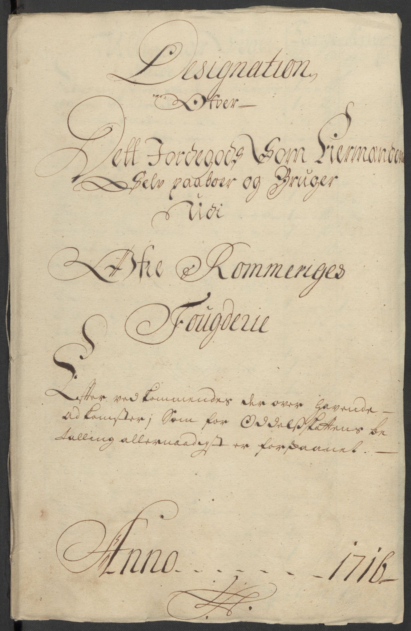 Rentekammeret inntil 1814, Reviderte regnskaper, Fogderegnskap, AV/RA-EA-4092/R12/L0725: Fogderegnskap Øvre Romerike, 1716, p. 114