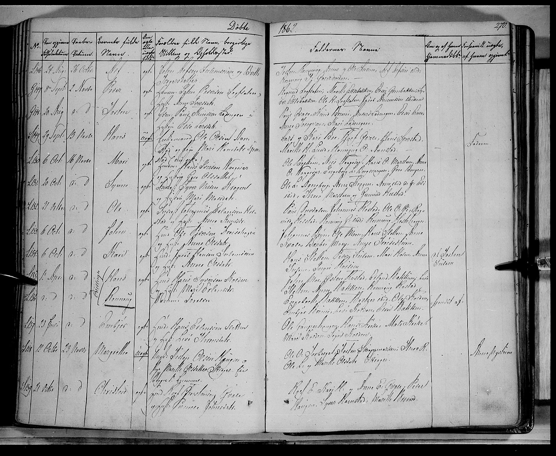 Lom prestekontor, AV/SAH-PREST-070/K/L0006: Parish register (official) no. 6A, 1837-1863, p. 270