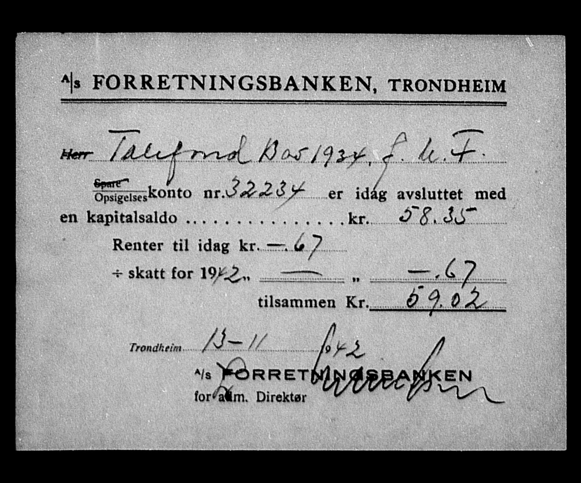 Justisdepartementet, Tilbakeføringskontoret for inndratte formuer, AV/RA-S-1564/H/Hc/Hca/L0909: --, 1945-1947, p. 60
