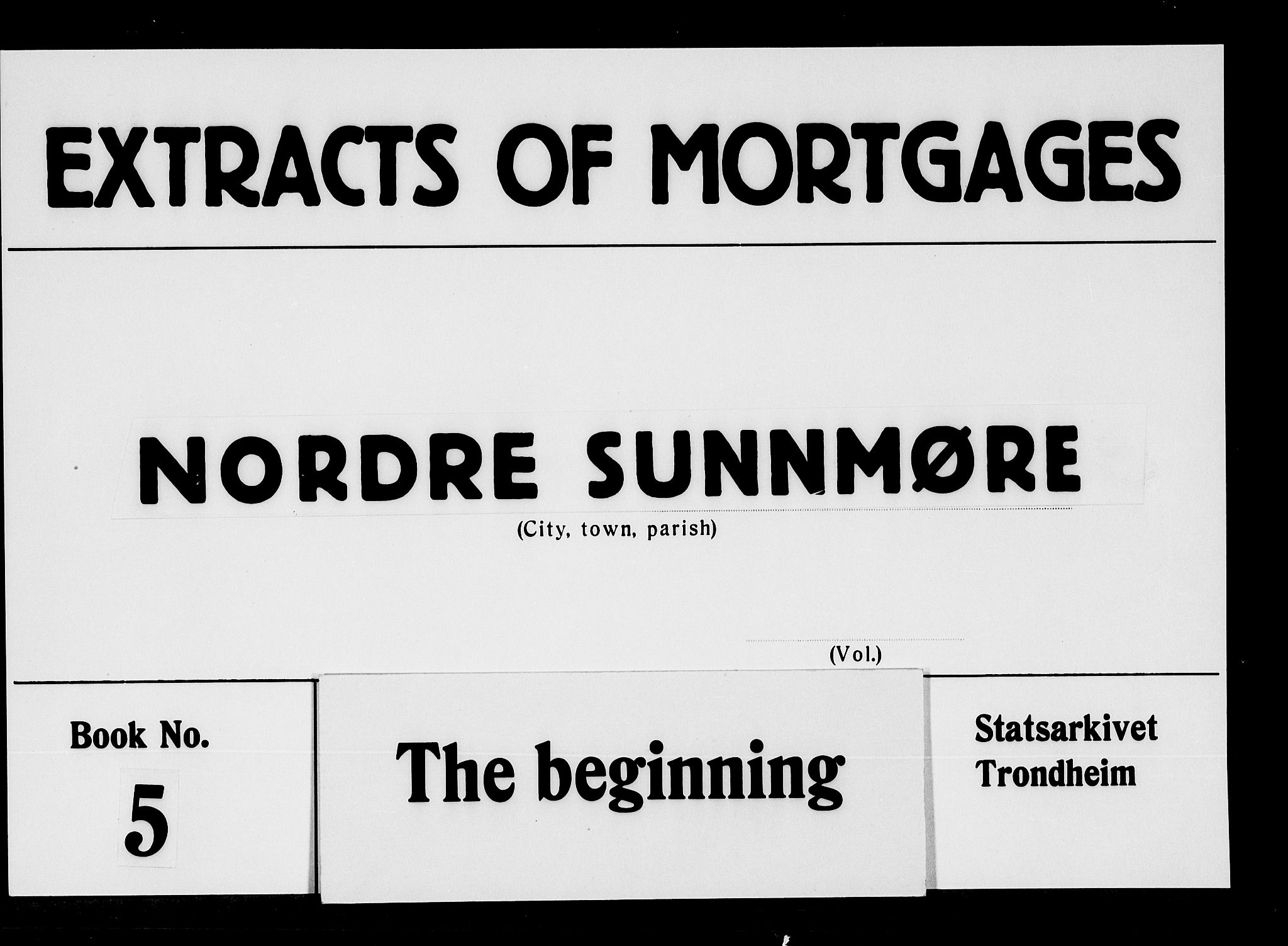 Nordre Sunnmøre sorenskriveri, SAT/A-0006/1/2/2B/L0006: Mortgage register no. 6, 1836-1881