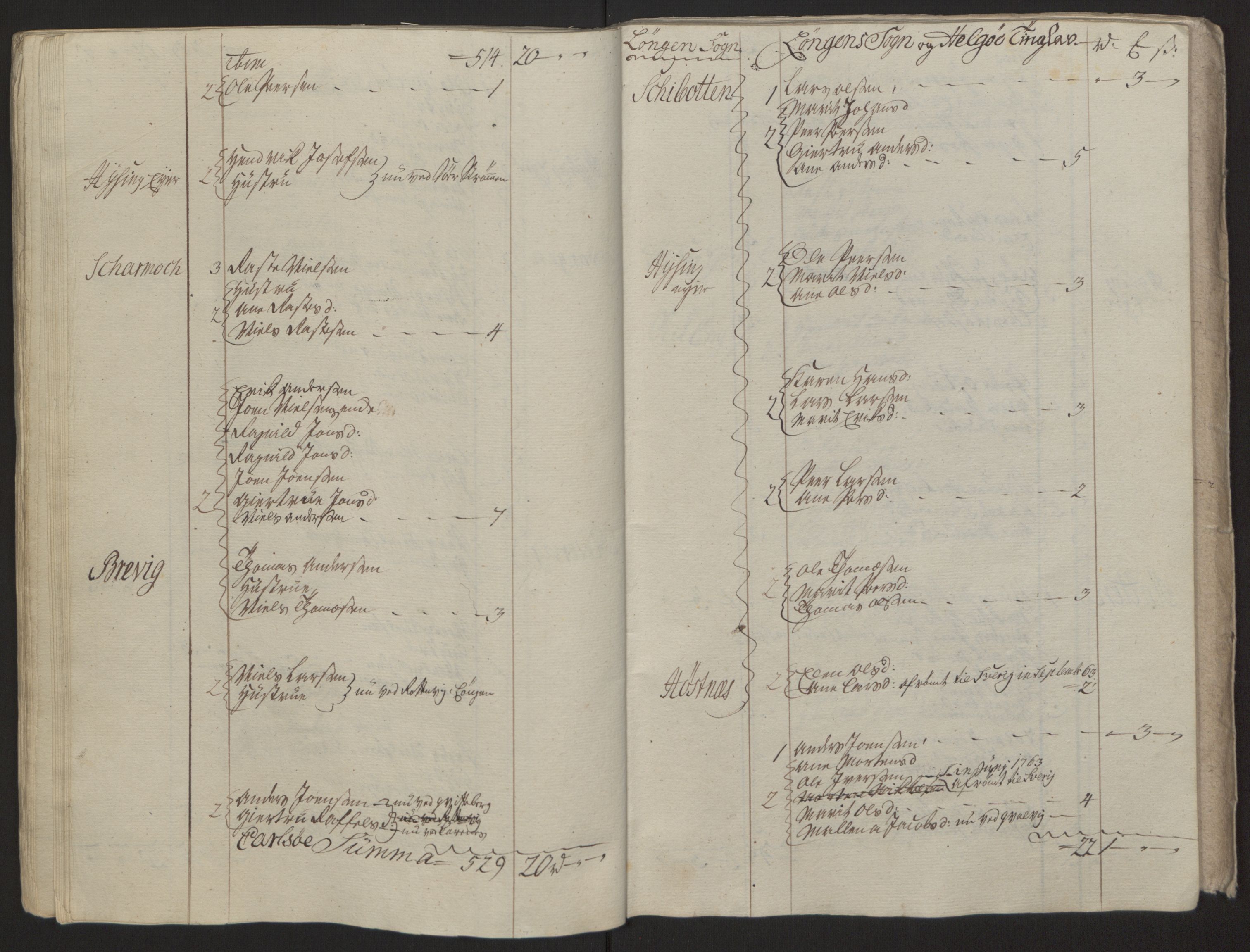 Rentekammeret inntil 1814, Reviderte regnskaper, Fogderegnskap, RA/EA-4092/R68/L4845: Ekstraskatten Senja og Troms, 1762-1765, p. 406