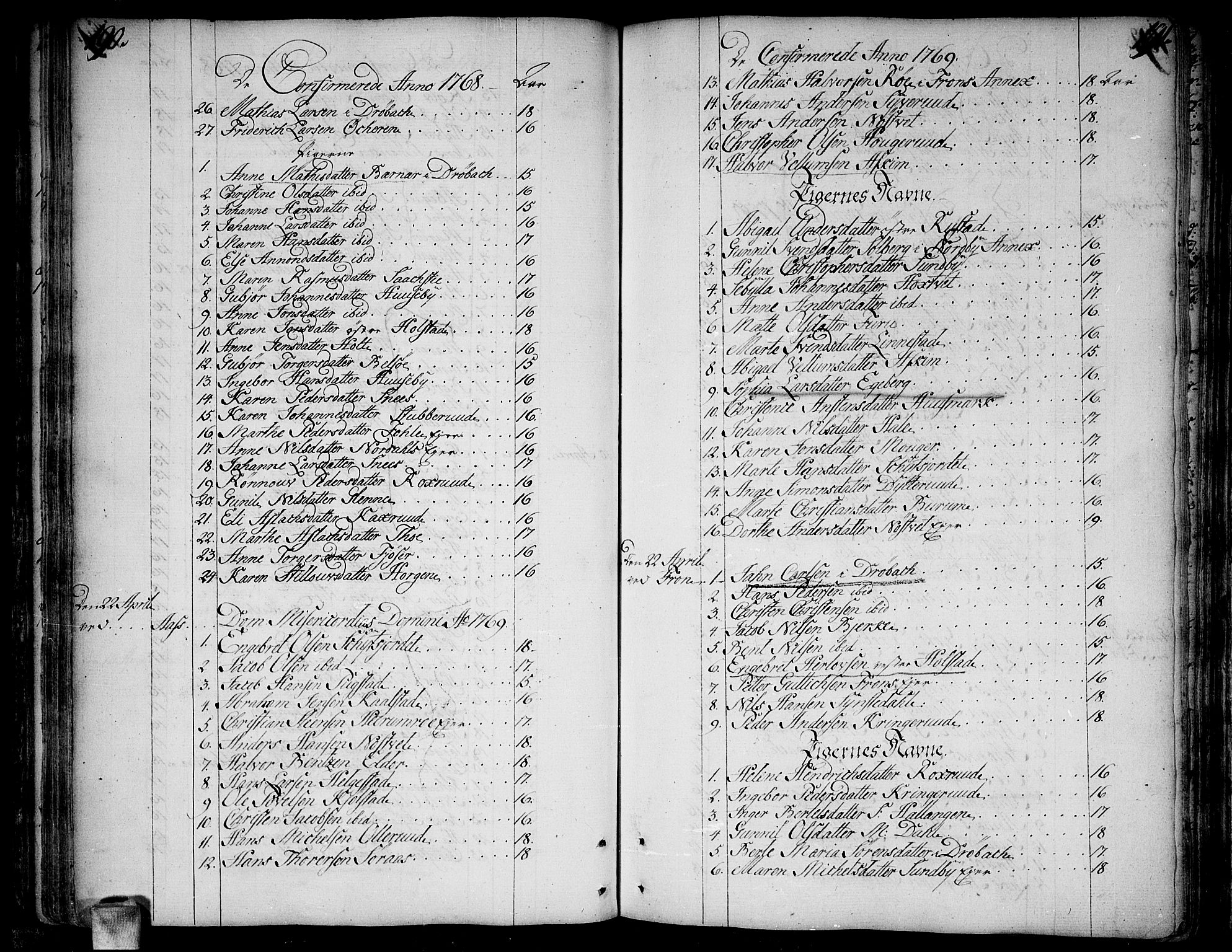Ås prestekontor Kirkebøker, SAO/A-10894/F/Fa/L0001: Parish register (official) no. I 1, 1742-1778, p. 190-191