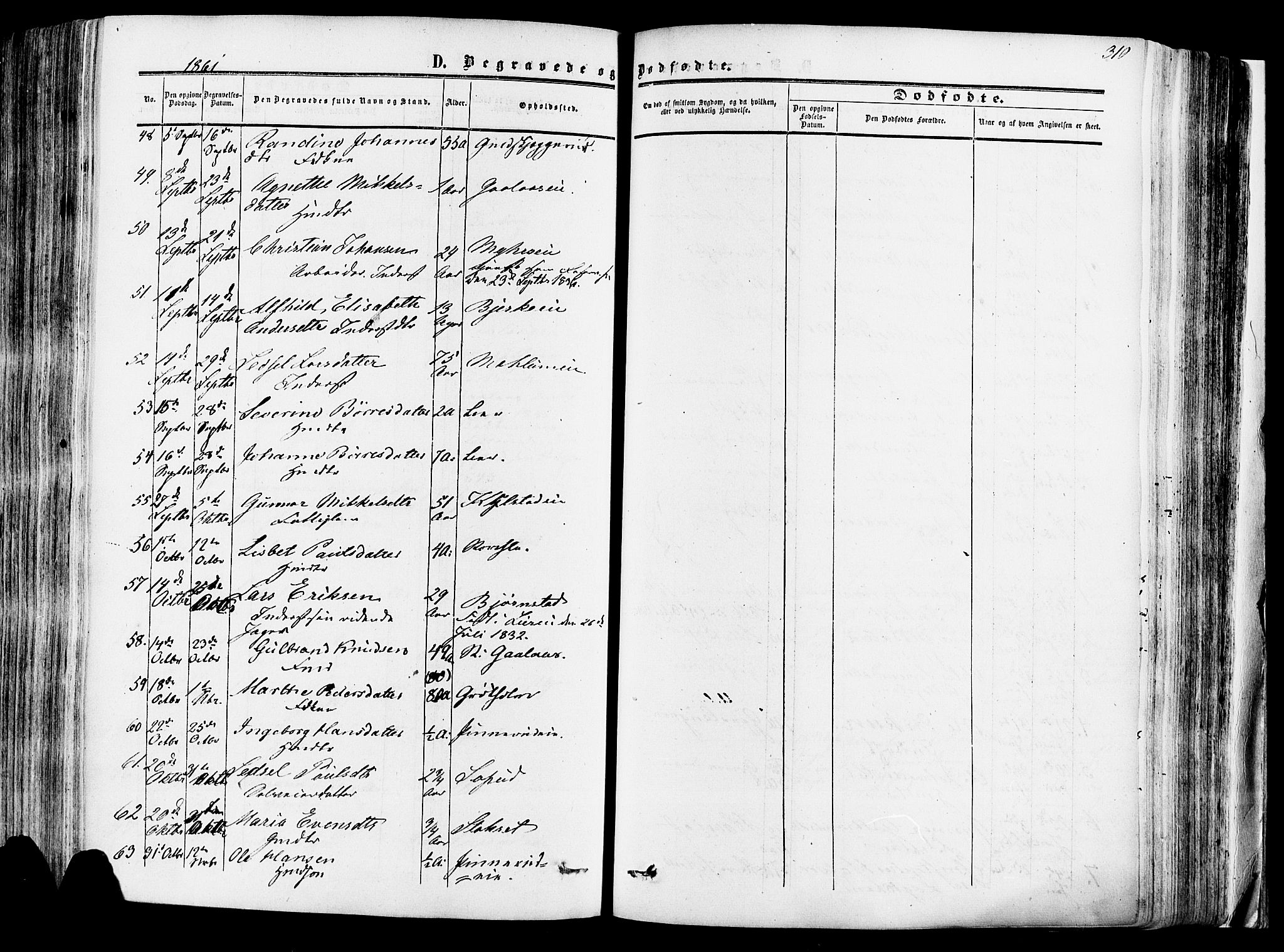 Vang prestekontor, Hedmark, SAH/PREST-008/H/Ha/Haa/L0013: Parish register (official) no. 13, 1855-1879, p. 310