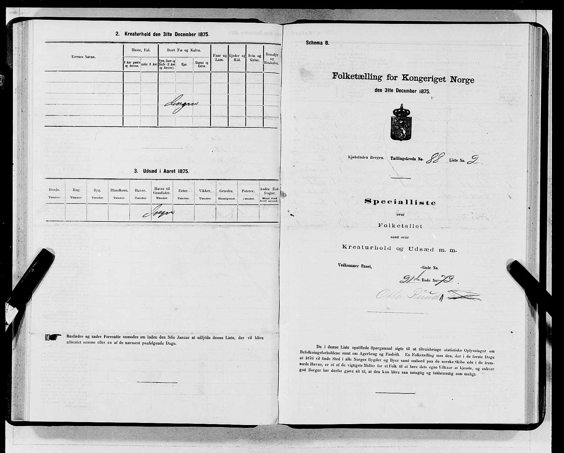 SAB, 1875 census for 1301 Bergen, 1875, p. 4721