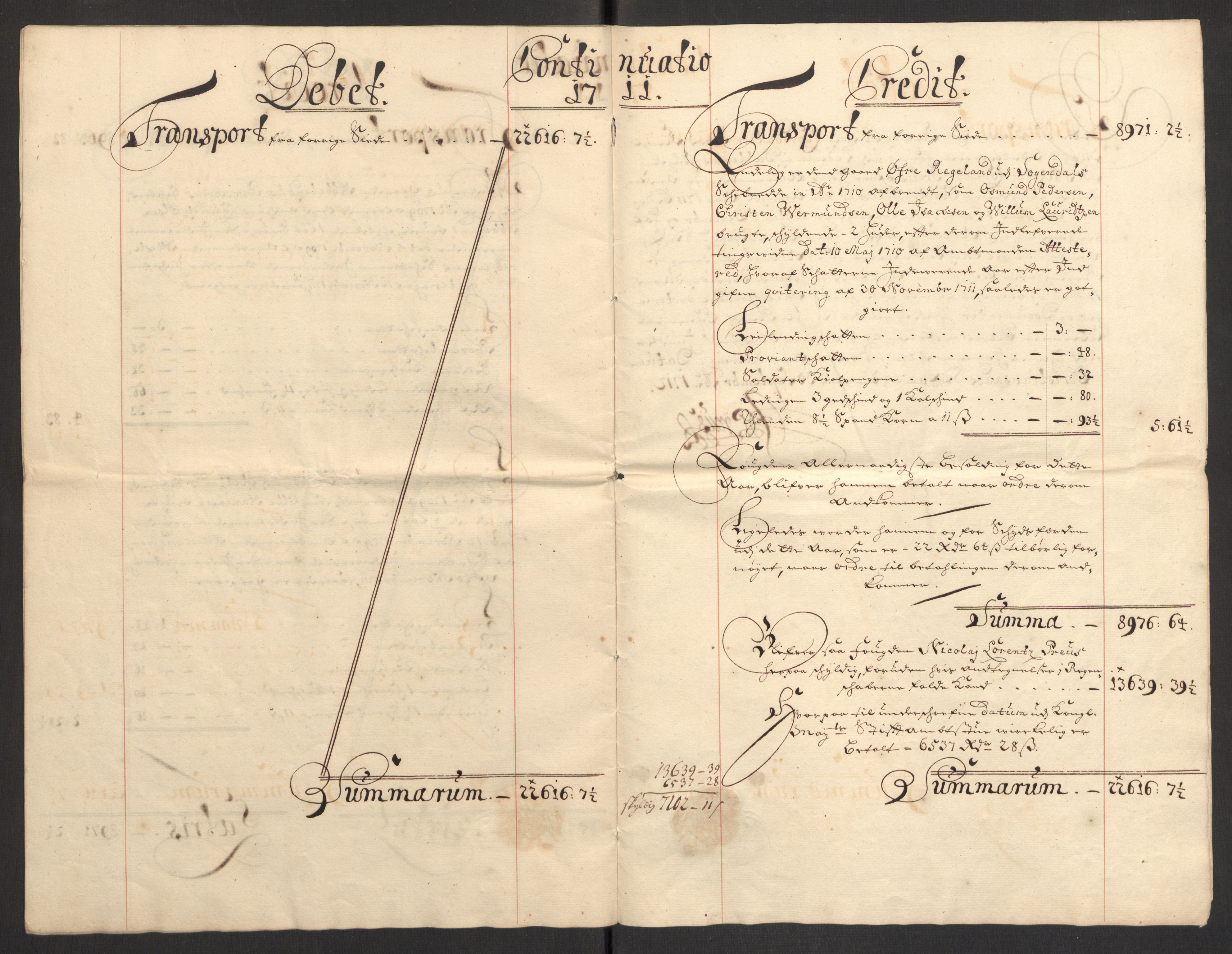 Rentekammeret inntil 1814, Reviderte regnskaper, Fogderegnskap, AV/RA-EA-4092/R46/L2735: Fogderegnskap Jæren og Dalane, 1711, p. 46