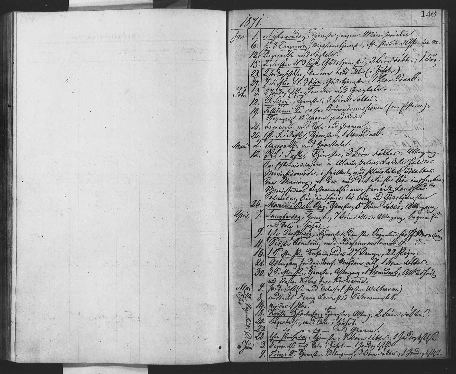 Drøbak prestekontor Kirkebøker, SAO/A-10142a/F/Fa/L0003: Parish register (official) no. I 3, 1871-1877, p. 146