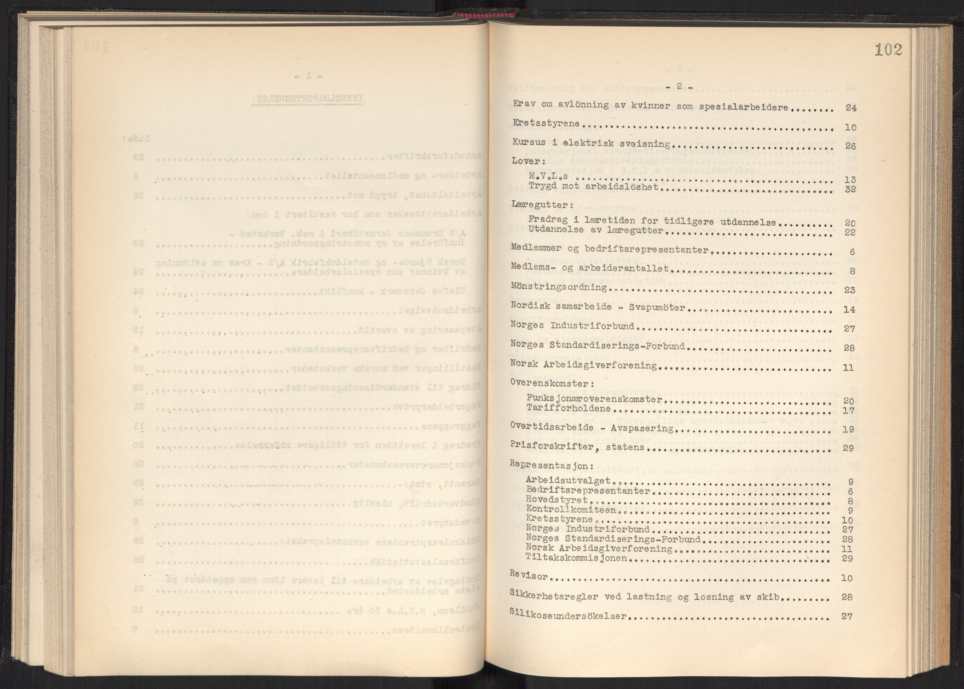 Teknologibedriftenes Landsforening TBL, RA/PA-1700/A/Ad/L0006: Årsberetning med register, 1937-1943, p. 102